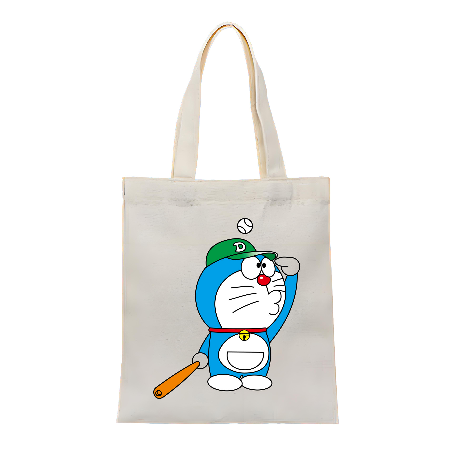 （画像用） ドラえもん Doraemon 縦型キャンバス生地手提げバッグ　トートバッグ