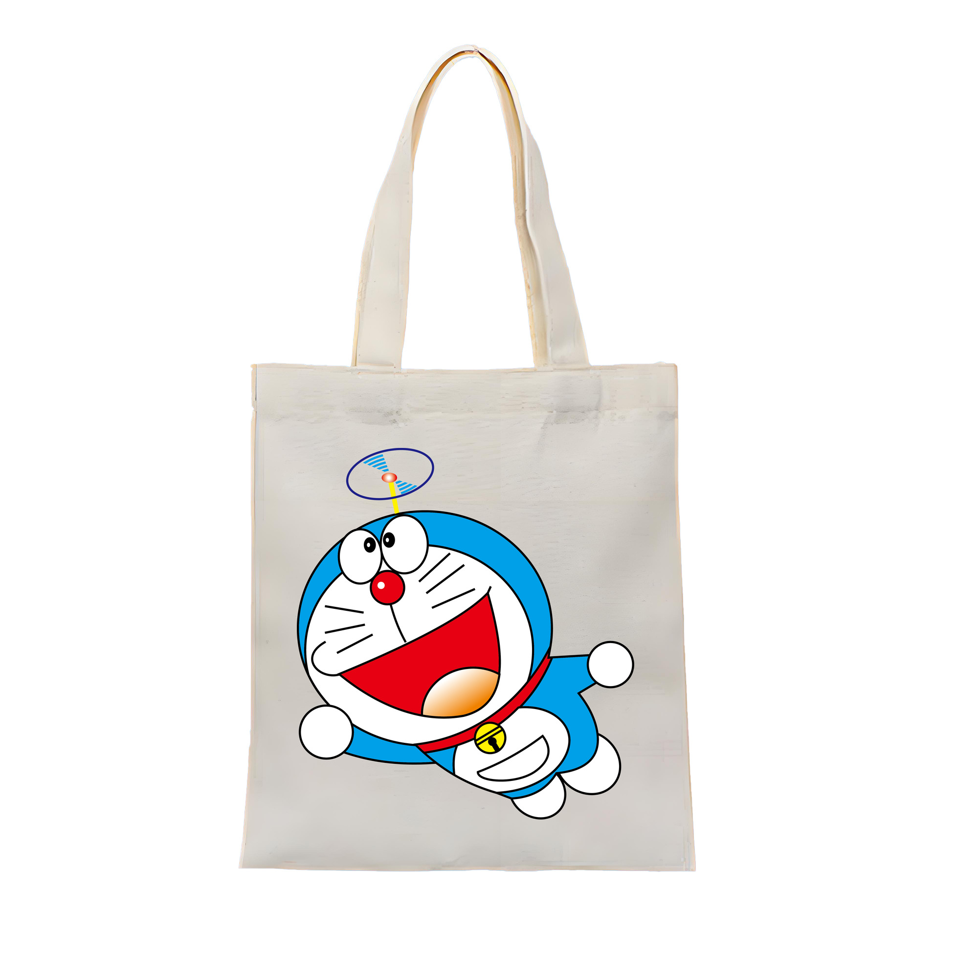 （画像用） ドラえもん Doraemon 縦型キャンバス生地手提げバッグ　トートバッグ