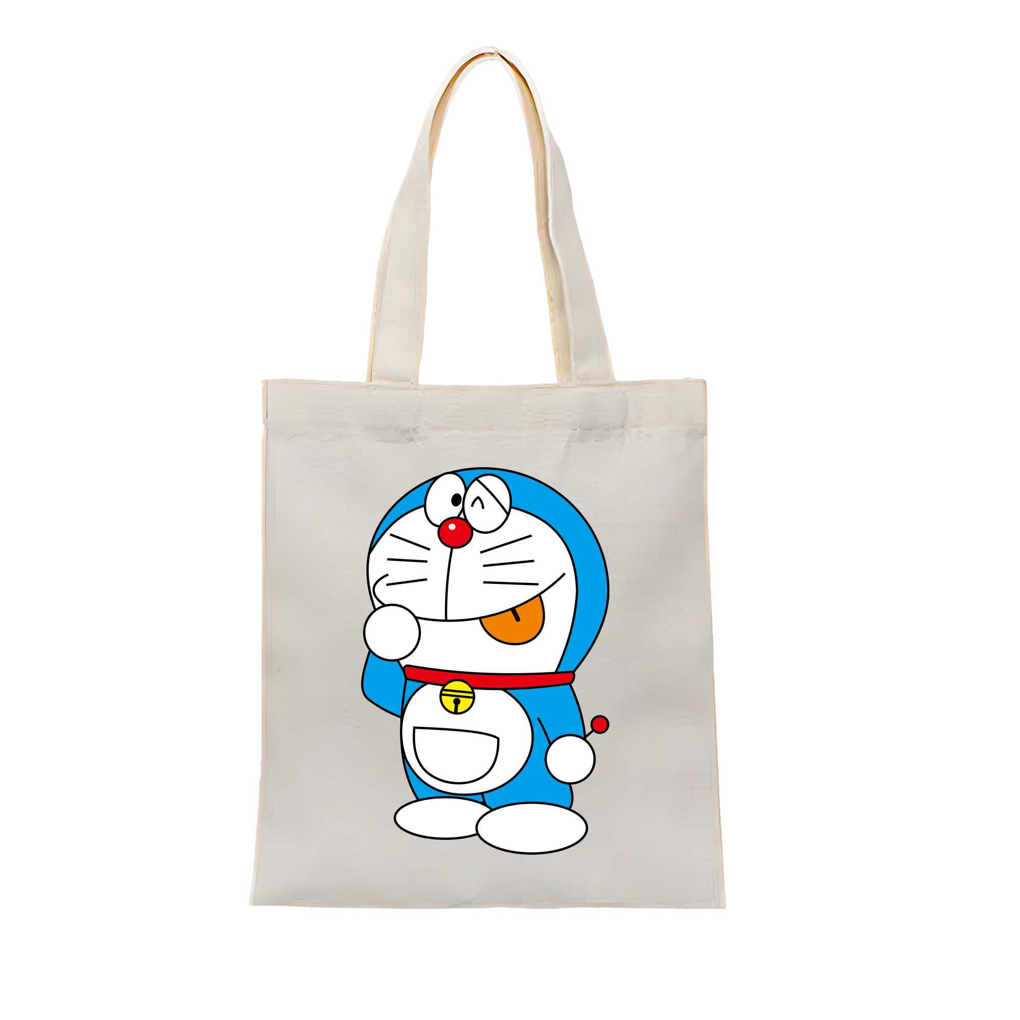 （画像用） ドラえもん Doraemon 縦型キャンバス生地手提げバッグ　トートバッグ