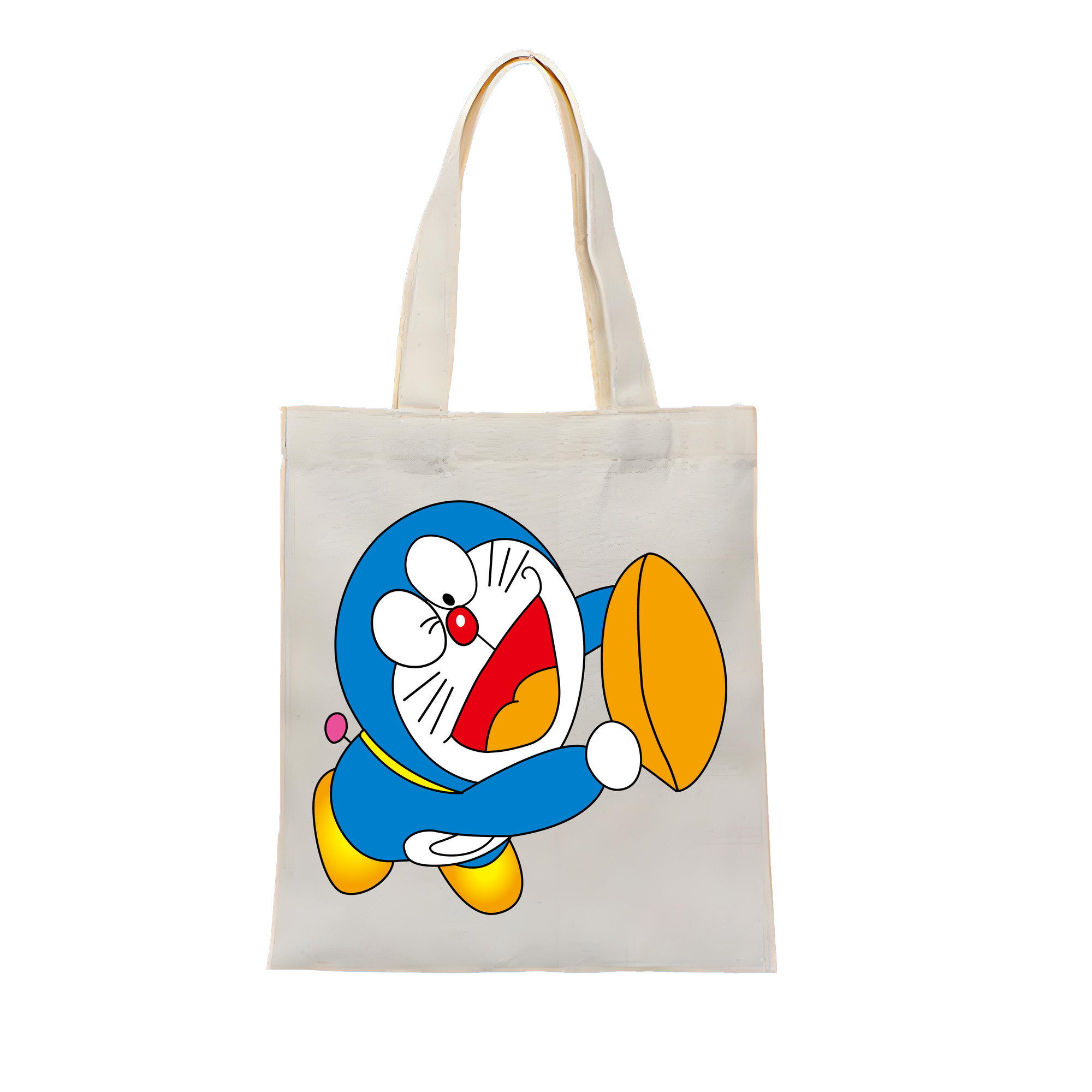 （画像用） ドラえもん Doraemon 縦型キャンバス生地手提げバッグ　トートバッグ