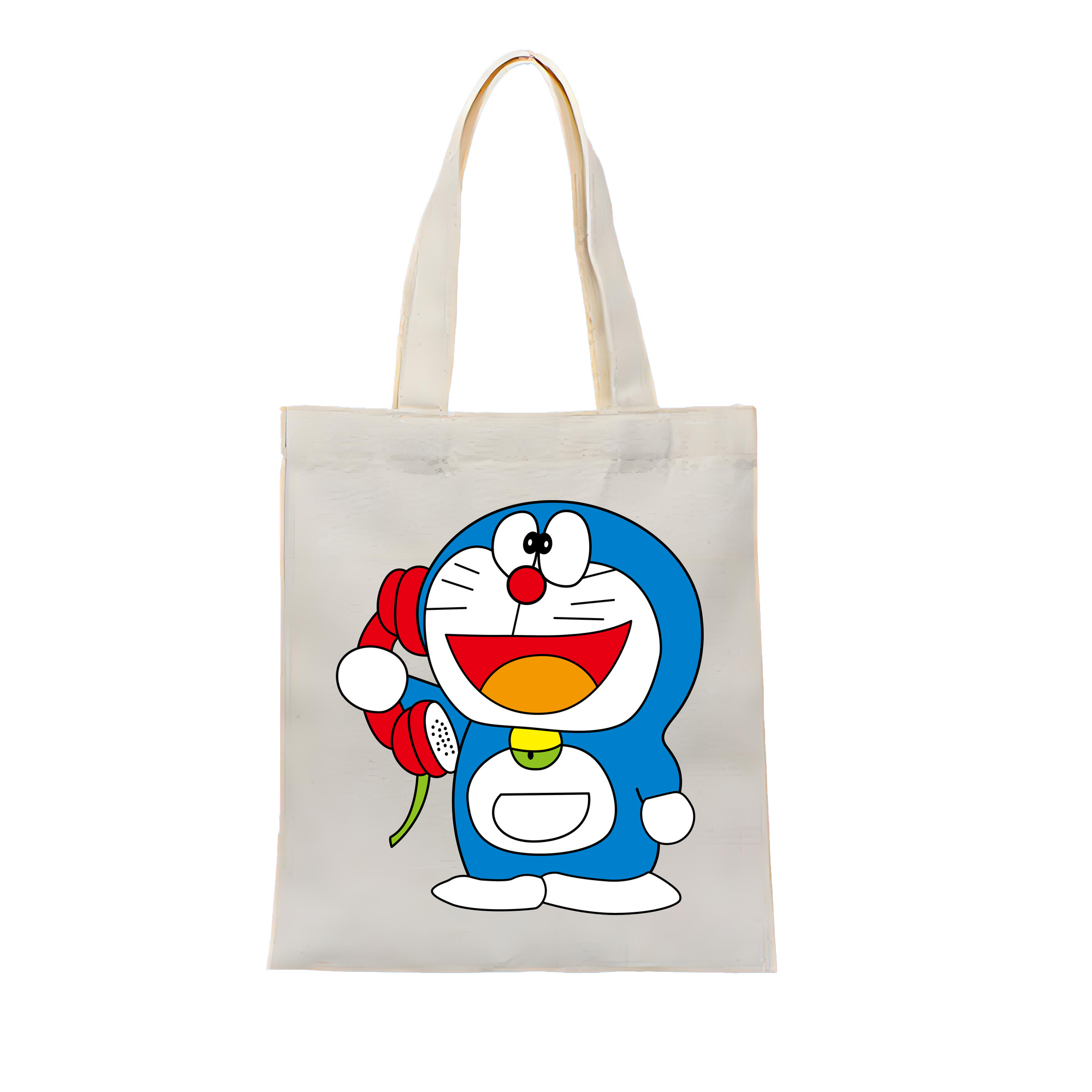 （画像用） ドラえもん Doraemon 縦型キャンバス生地手提げバッグ　トートバッグ