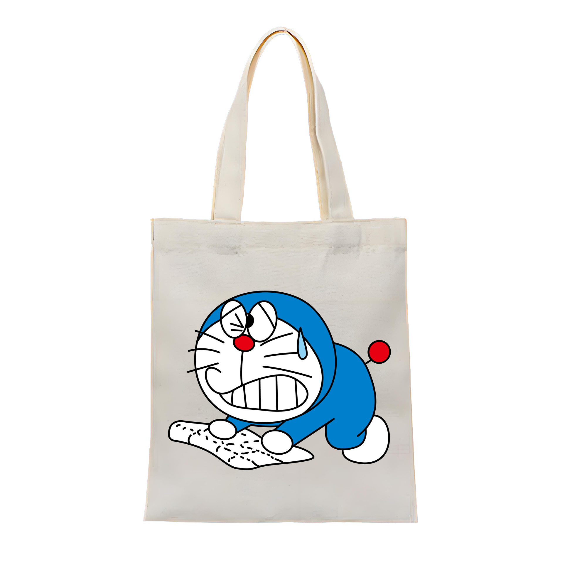 （画像用） ドラえもん Doraemon 縦型キャンバス生地手提げバッグ　トートバッグ