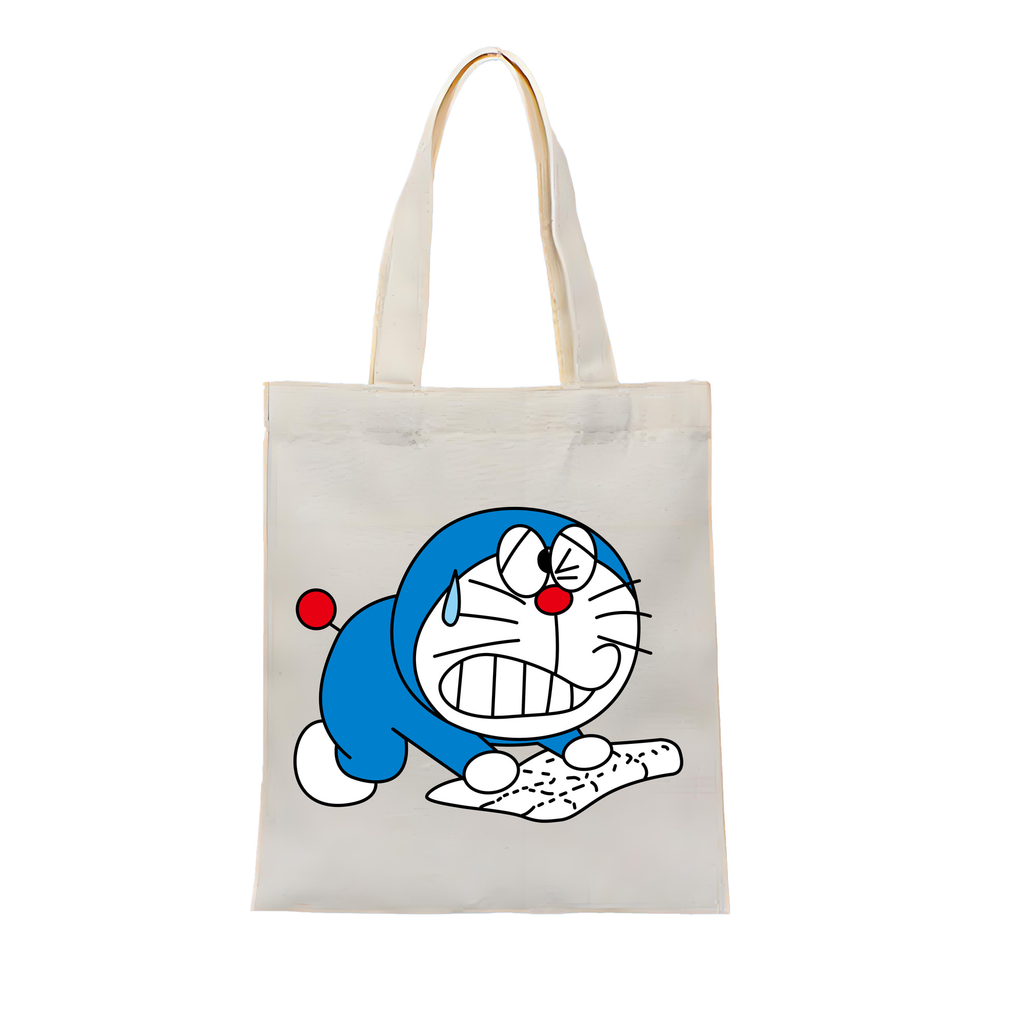 （画像用） ドラえもん Doraemon 縦型キャンバス生地手提げバッグ　トートバッグ