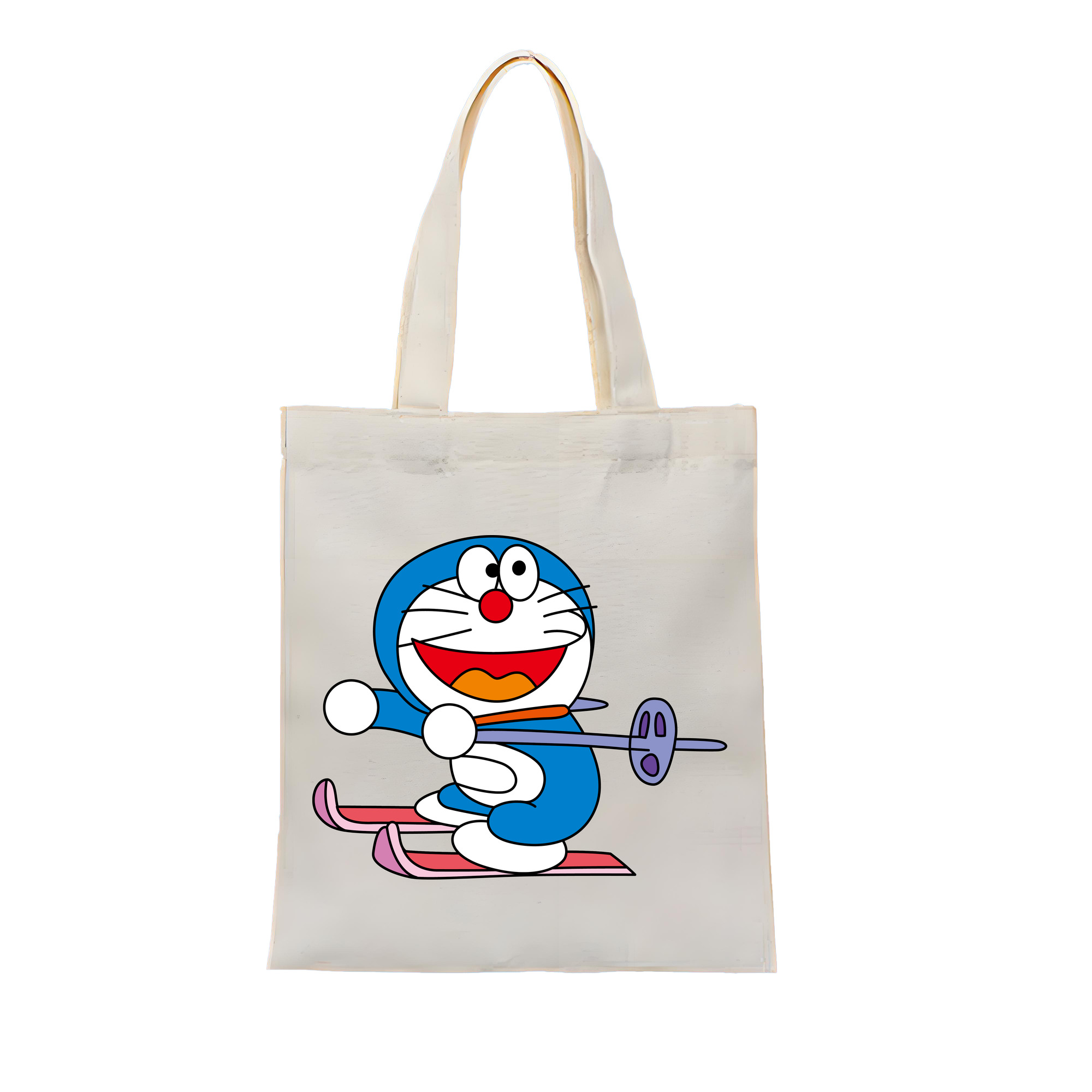（画像用） ドラえもん Doraemon 縦型キャンバス生地手提げバッグ　トートバッグ