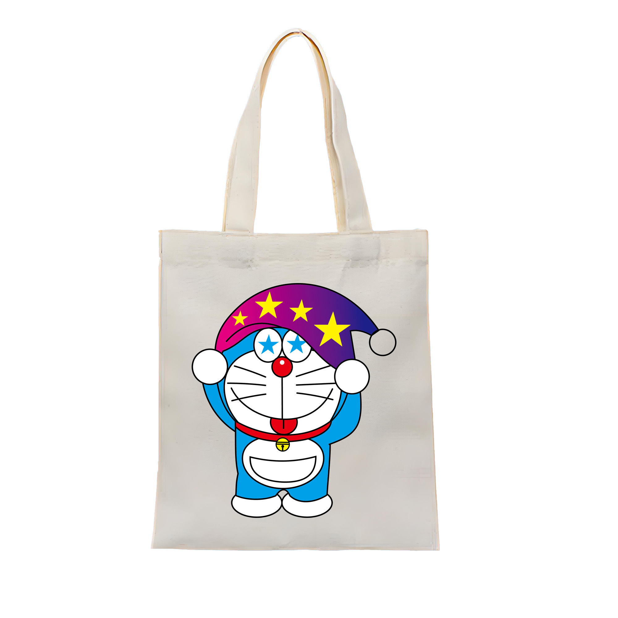 （画像用） ドラえもん Doraemon 縦型キャンバス生地手提げバッグ　トートバッグ