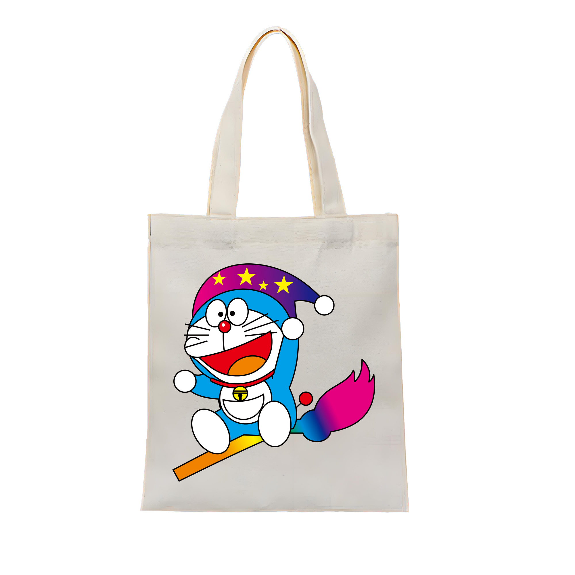 （画像用） ドラえもん Doraemon 縦型キャンバス生地手提げバッグ　トートバッグ