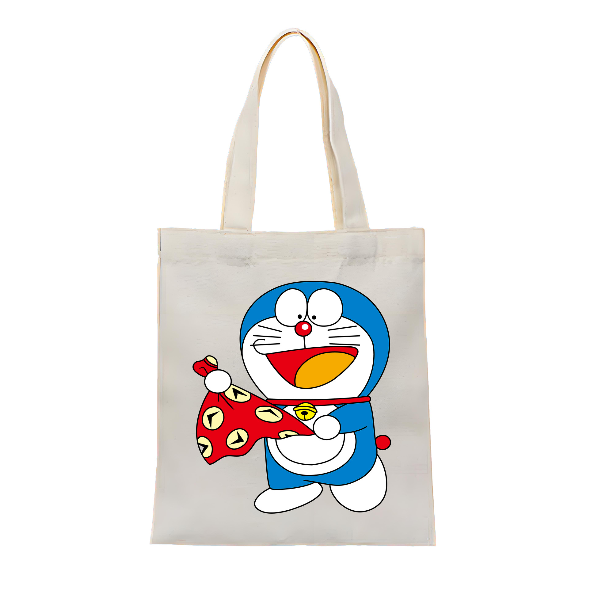（画像用） ドラえもん Doraemon 縦型キャンバス生地手提げバッグ　トートバッグ
