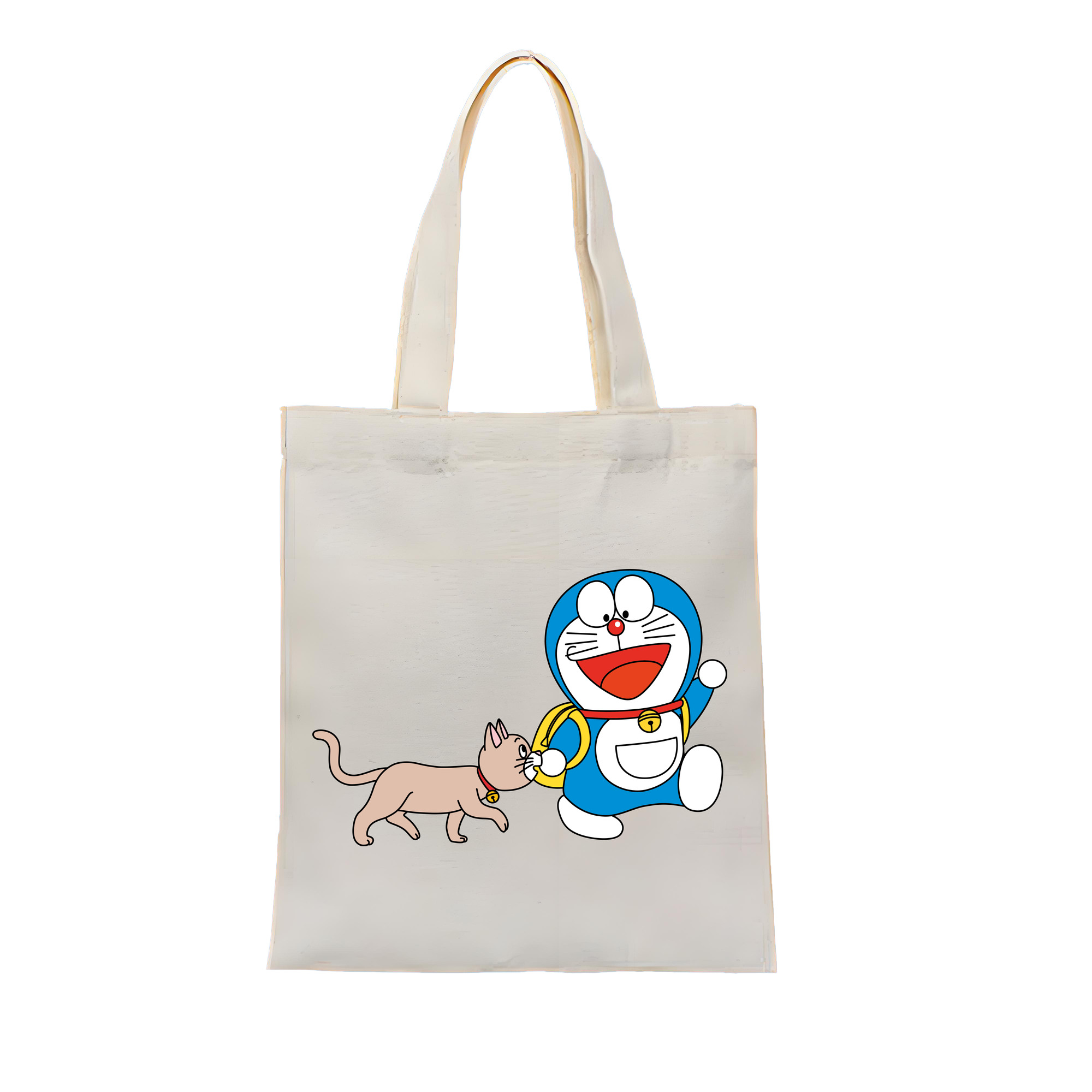 （画像用） ドラえもん Doraemon 縦型キャンバス生地手提げバッグ　トートバッグ