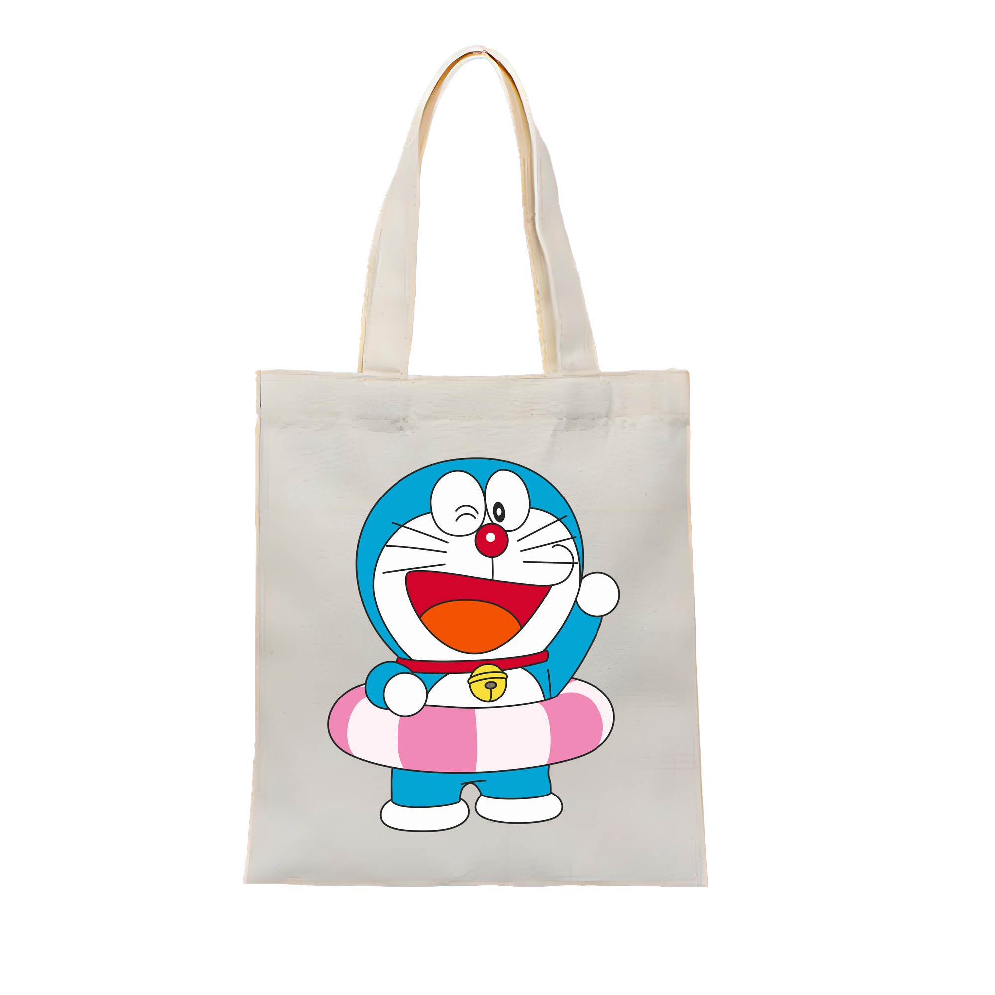 （画像用） ドラえもん Doraemon 縦型キャンバス生地手提げバッグ　トートバッグ
