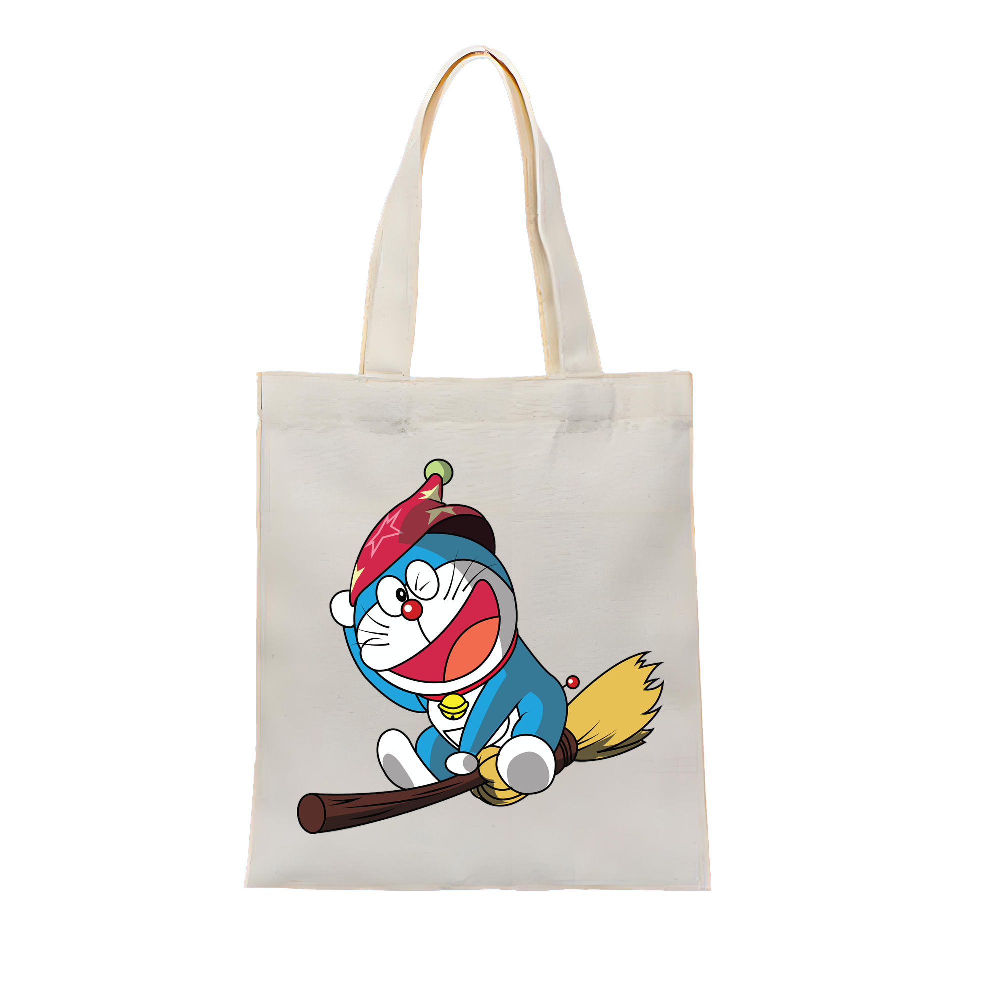 （画像用） ドラえもん Doraemon 縦型キャンバス生地手提げバッグ　トートバッグ