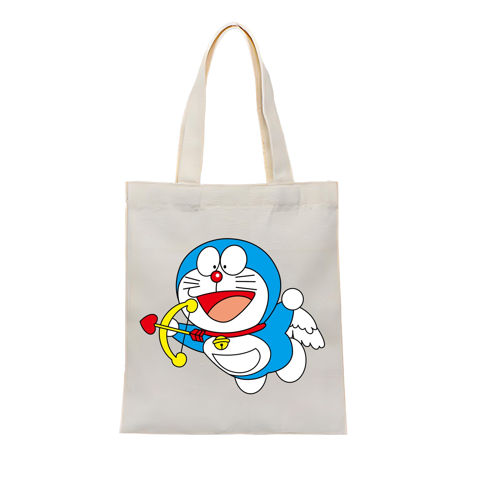 （画像用） ドラえもん Doraemon 縦型キャンバス生地手提げバッグ　トートバッグ