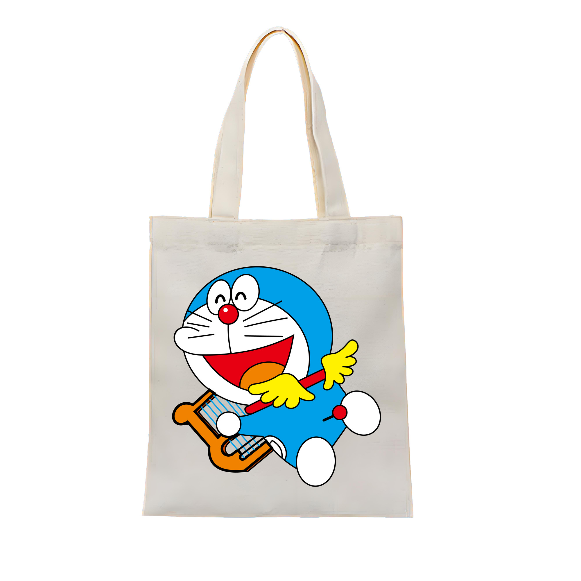 （画像用） ドラえもん Doraemon 縦型キャンバス生地手提げバッグ　トートバッグ