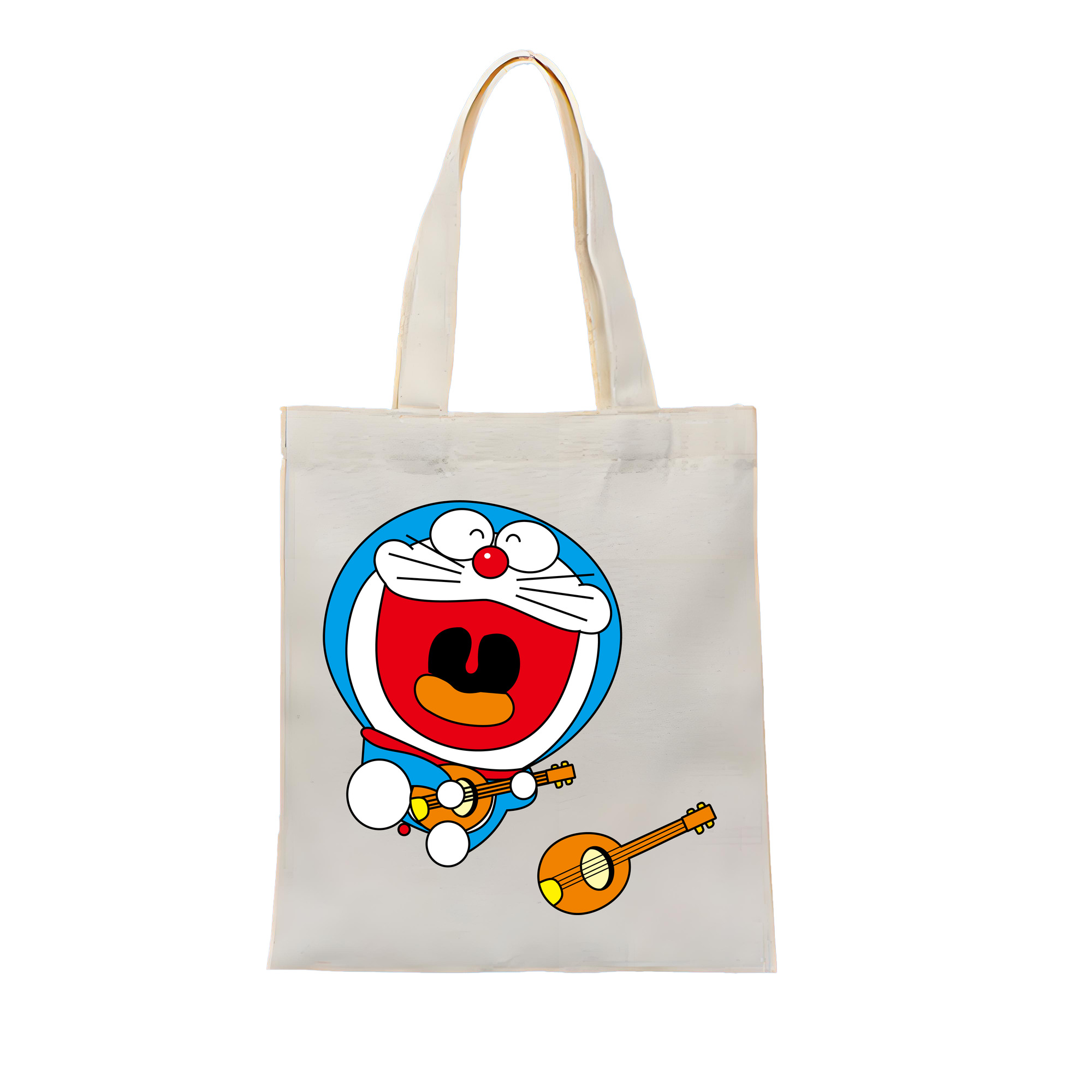 （画像用） ドラえもん Doraemon 縦型キャンバス生地手提げバッグ　トートバッグ