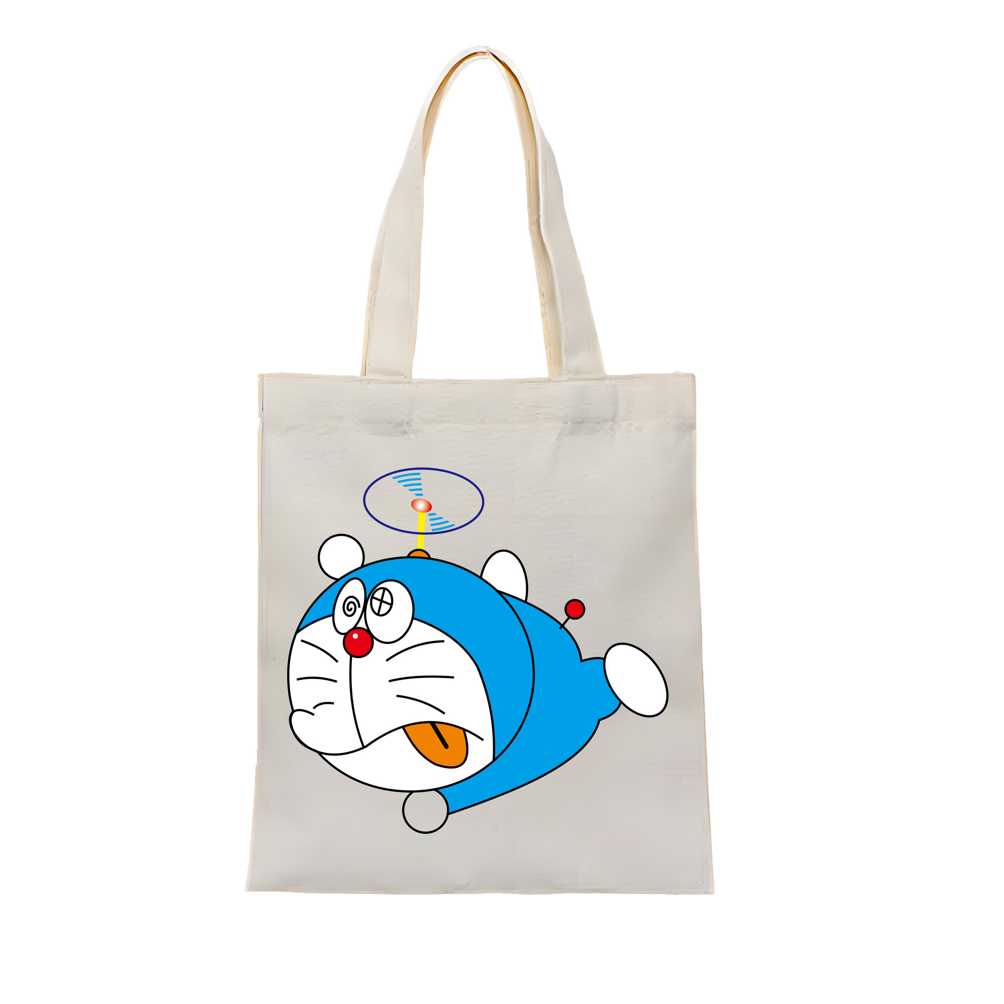 （画像用） ドラえもん Doraemon 縦型キャンバス生地手提げバッグ　トートバッグ