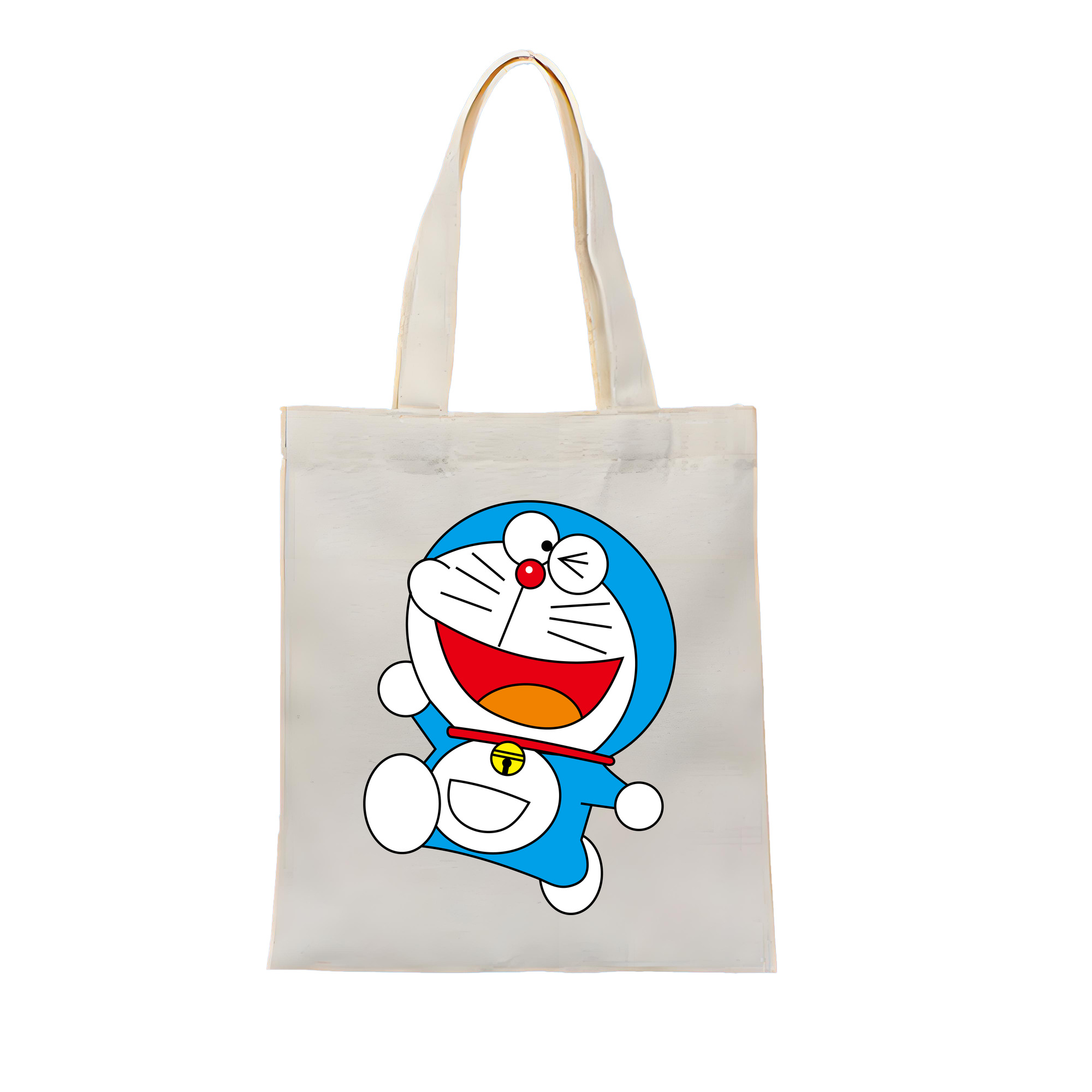 （画像用） ドラえもん Doraemon 縦型キャンバス生地手提げバッグ　トートバッグ