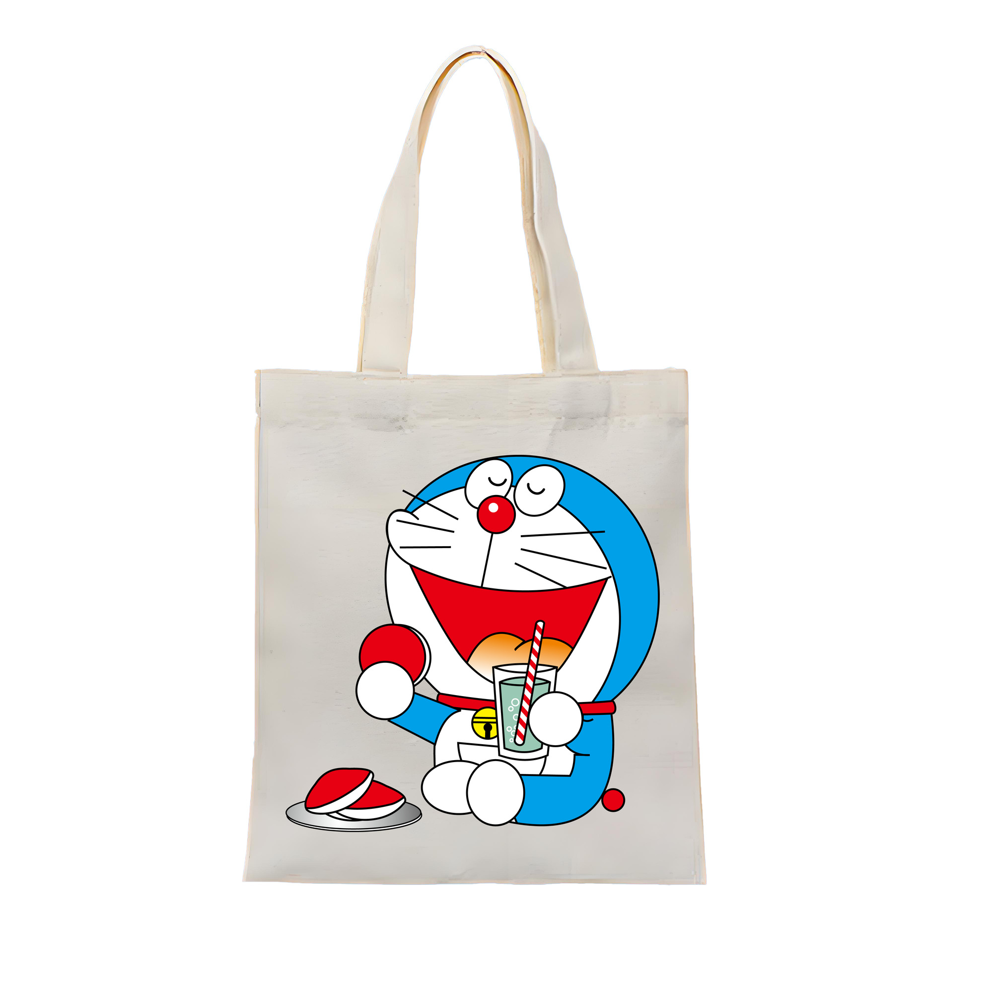 （画像用） ドラえもん Doraemon 縦型キャンバス生地手提げバッグ　トートバッグ