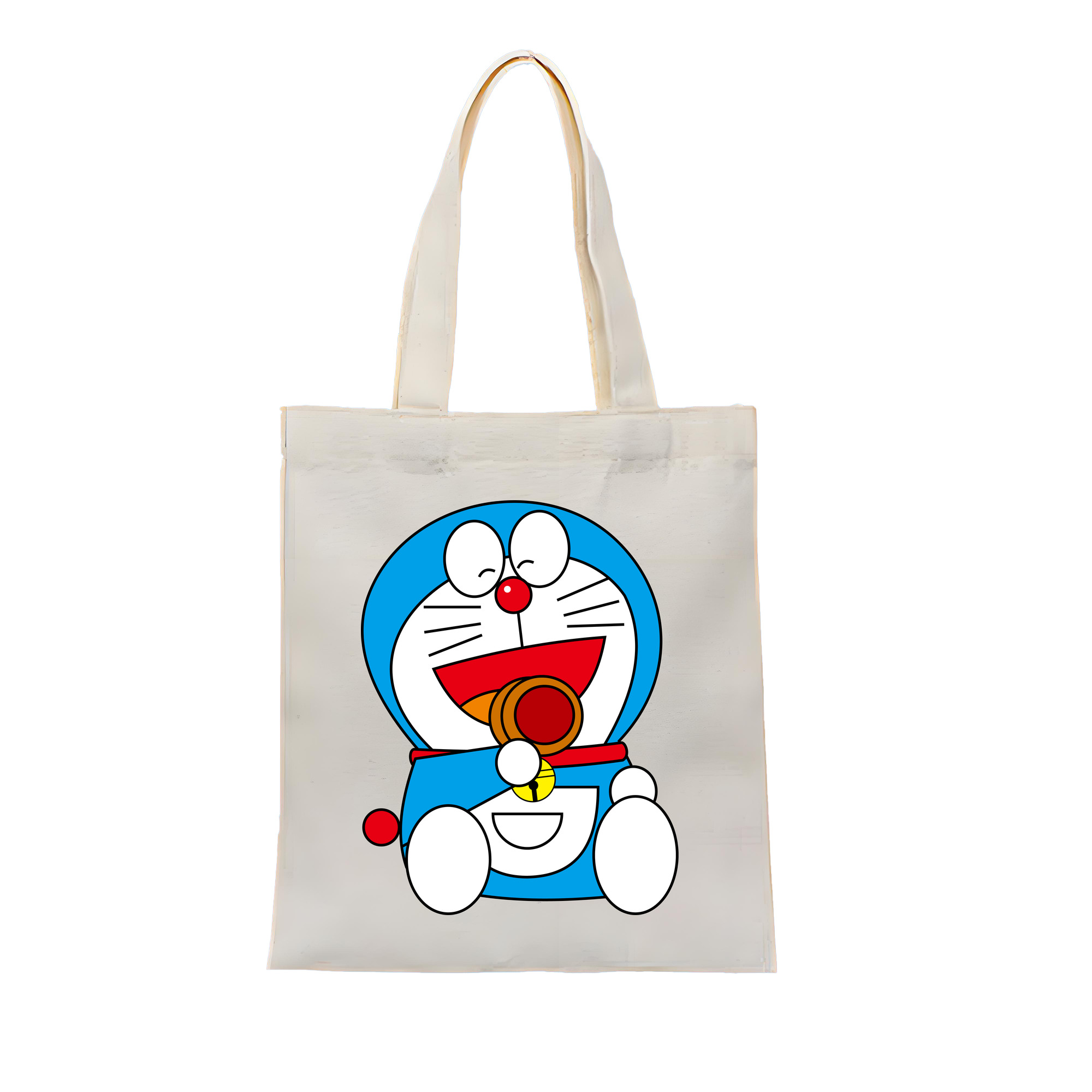 （画像用） ドラえもん Doraemon 縦型キャンバス生地手提げバッグ　トートバッグ