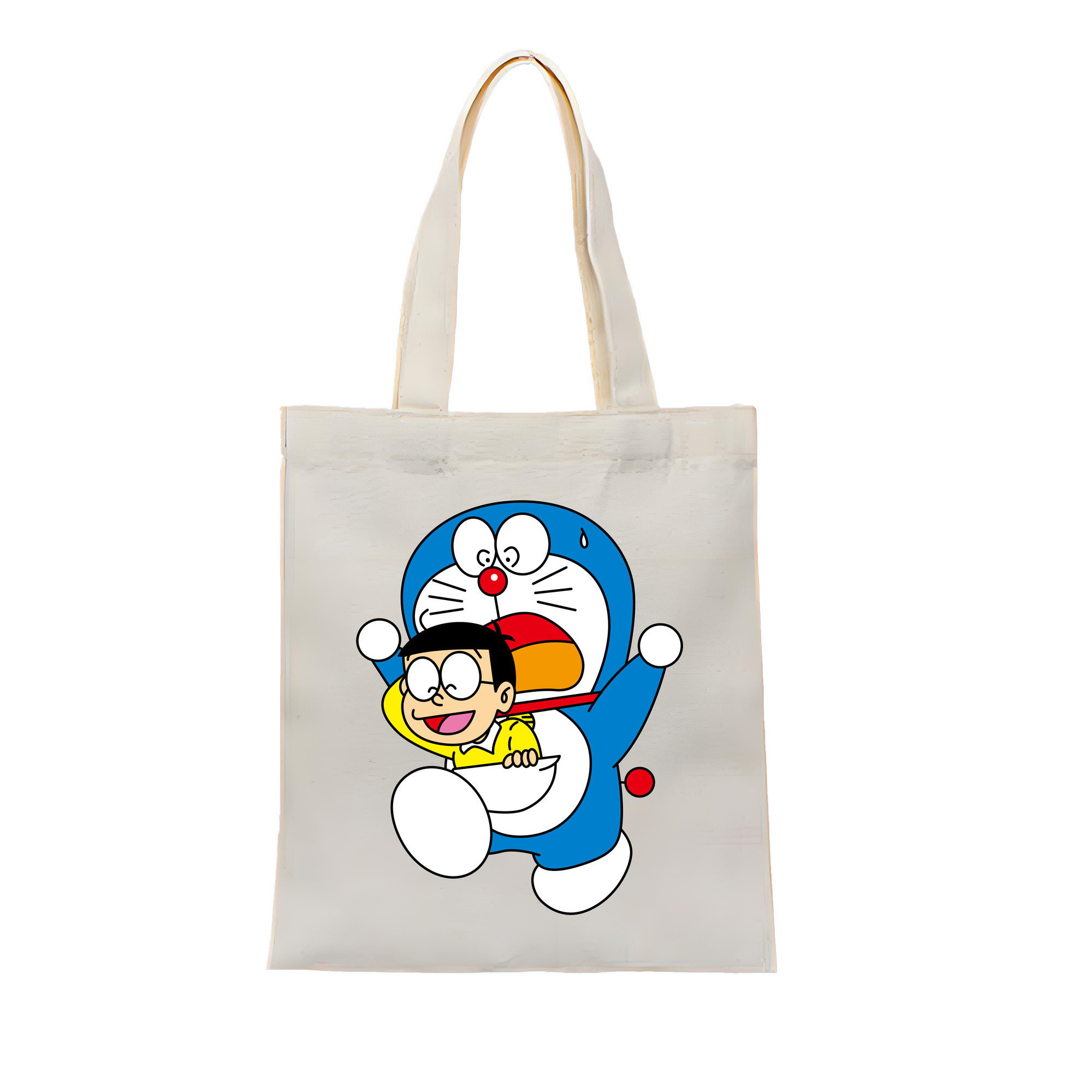 （画像用） ドラえもん Doraemon 縦型キャンバス生地手提げバッグ　トートバッグ
