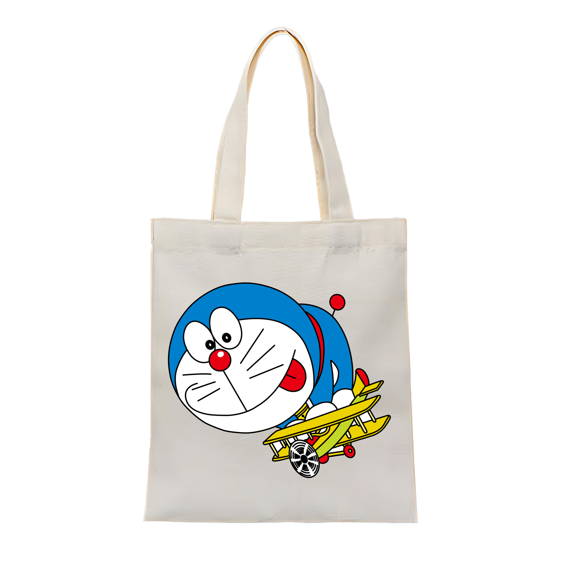 （画像用） ドラえもん Doraemon 縦型キャンバス生地手提げバッグ　トートバッグ