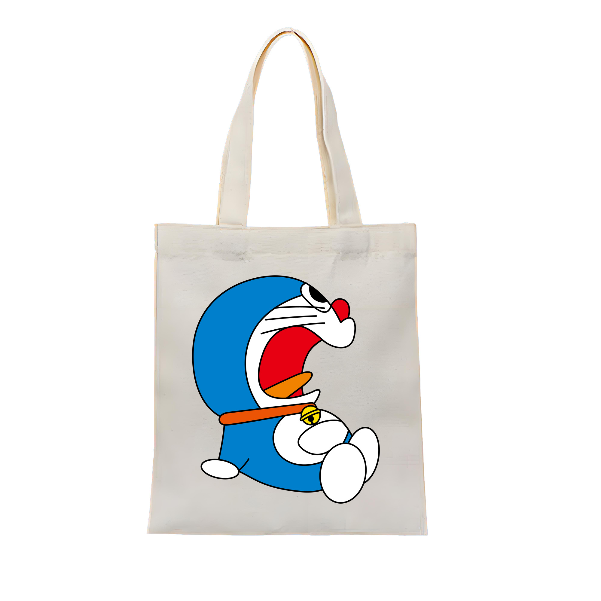 （画像用） ドラえもん Doraemon 縦型キャンバス生地手提げバッグ　トートバッグ