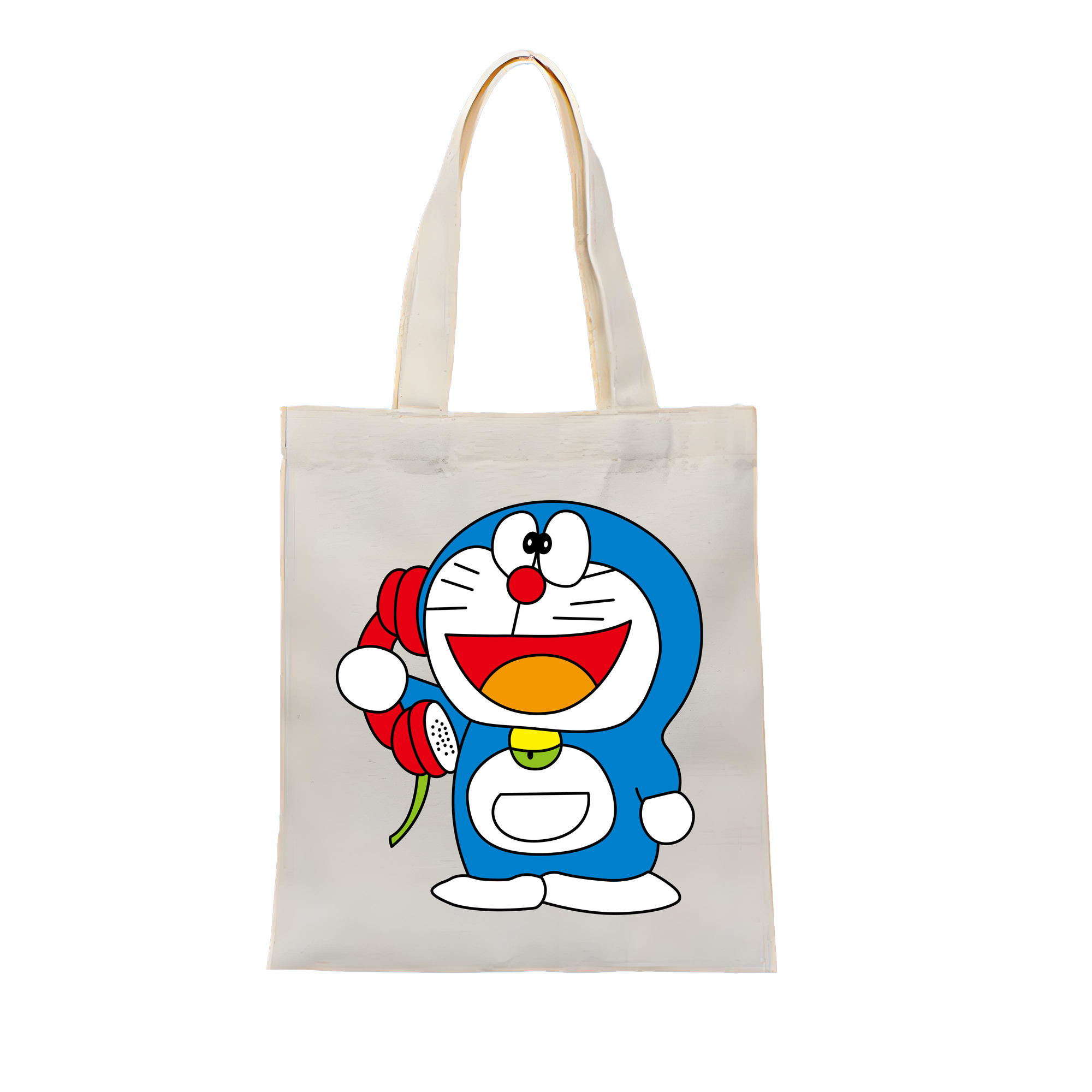 （画像用） ドラえもん Doraemon 縦型キャンバス生地手提げバッグ　トートバッグ