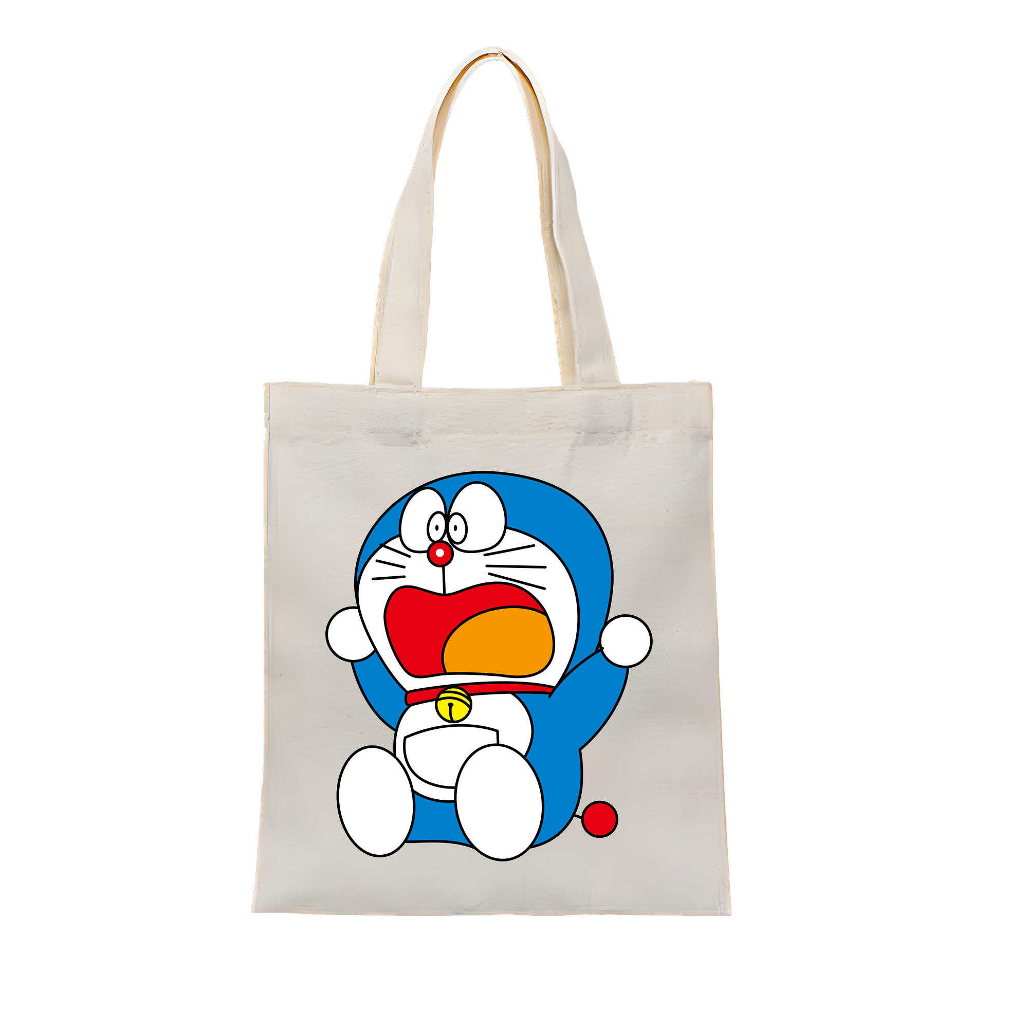 （画像用） ドラえもん Doraemon 縦型キャンバス生地手提げバッグ　トートバッグ