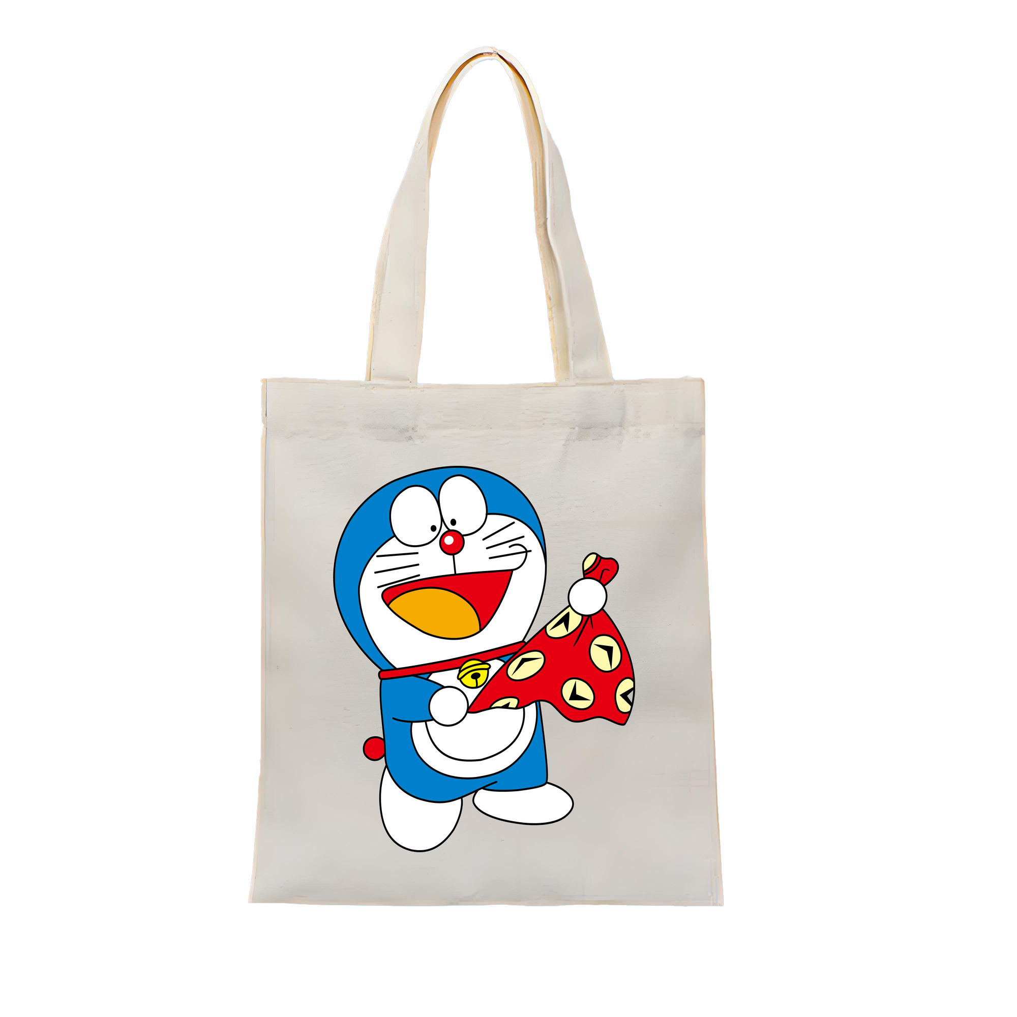 （画像用） ドラえもん Doraemon 縦型キャンバス生地手提げバッグ　トートバッグ