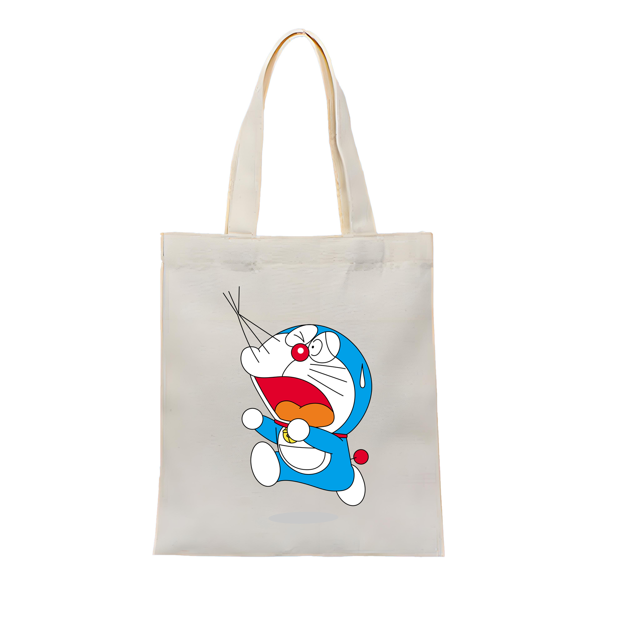 （画像用） ドラえもん Doraemon 縦型キャンバス生地手提げバッグ　トートバッグ