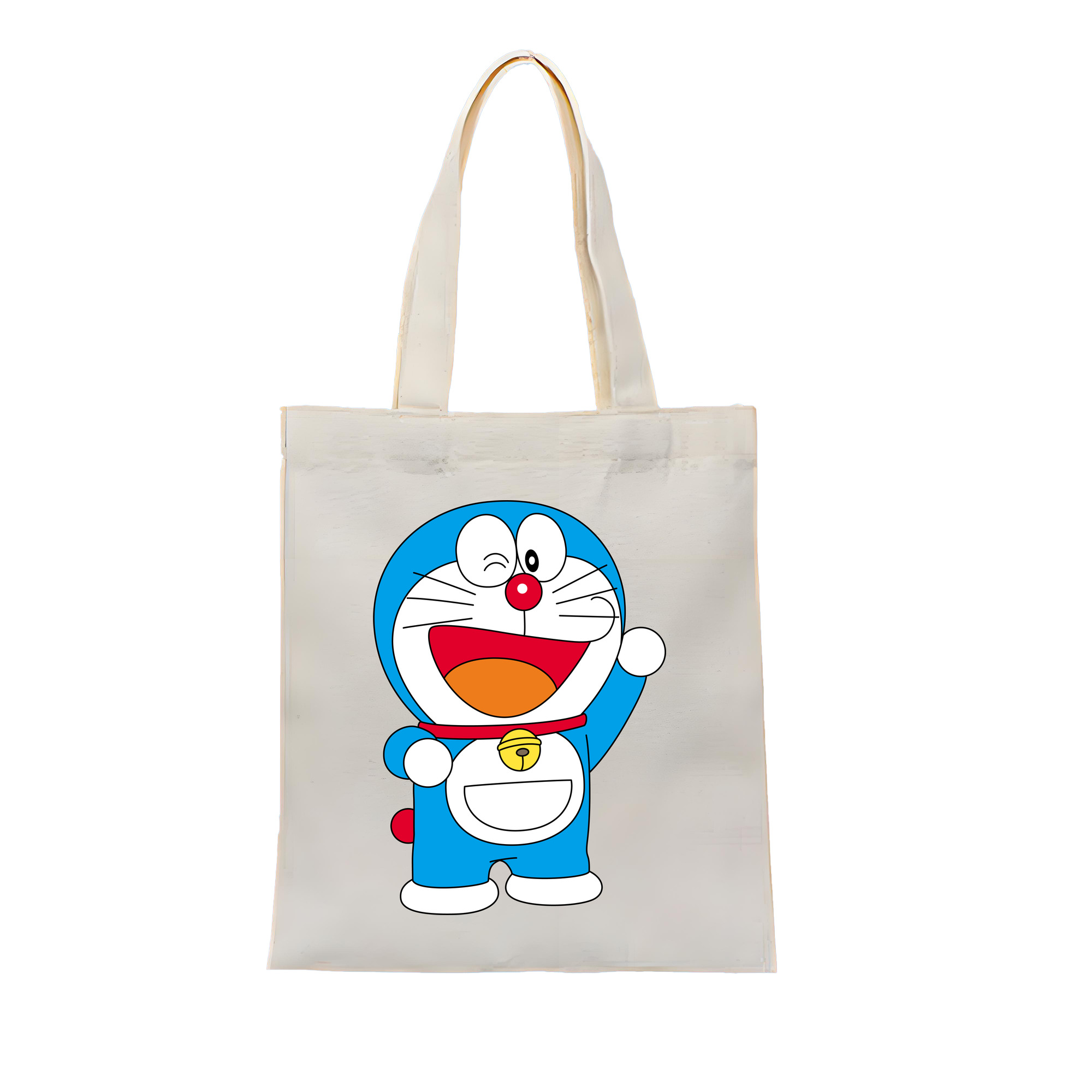 （画像用） ドラえもん Doraemon 縦型キャンバス生地手提げバッグ　トートバッグ
