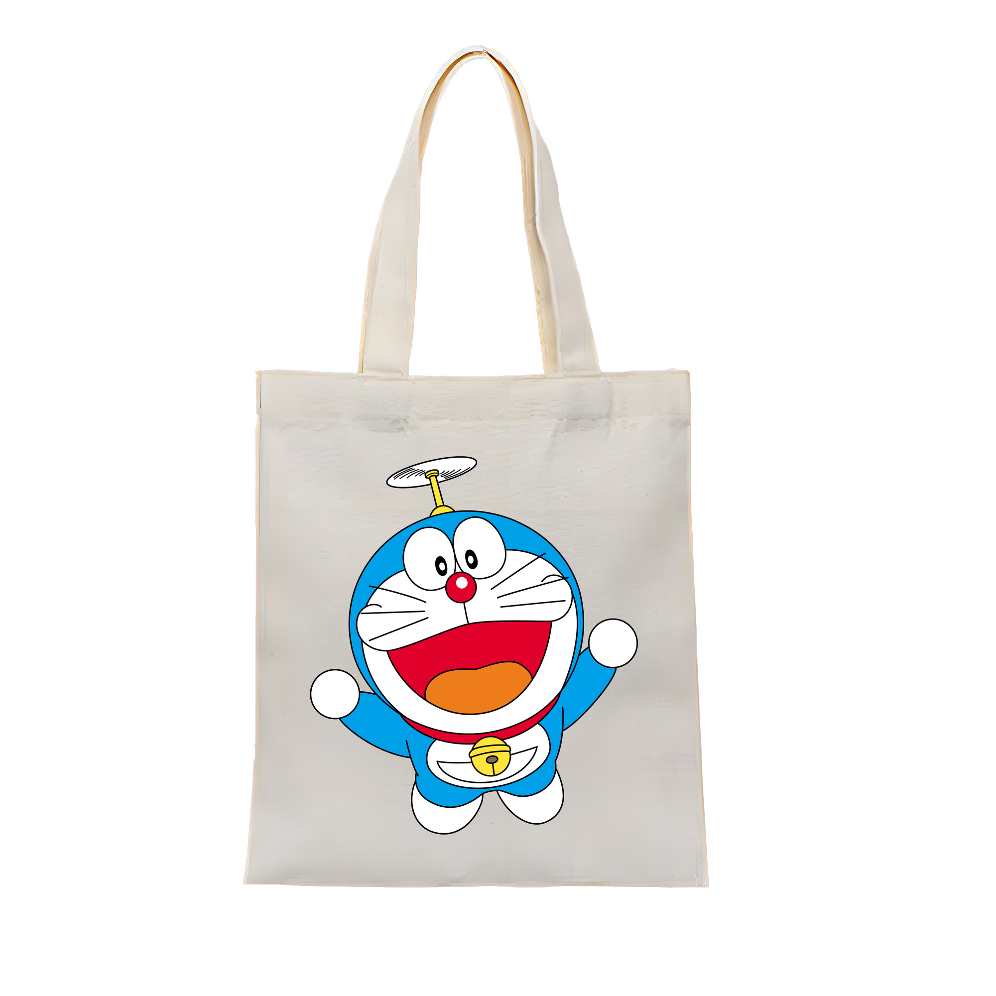 （画像用） ドラえもん Doraemon 縦型キャンバス生地手提げバッグ　トートバッグ