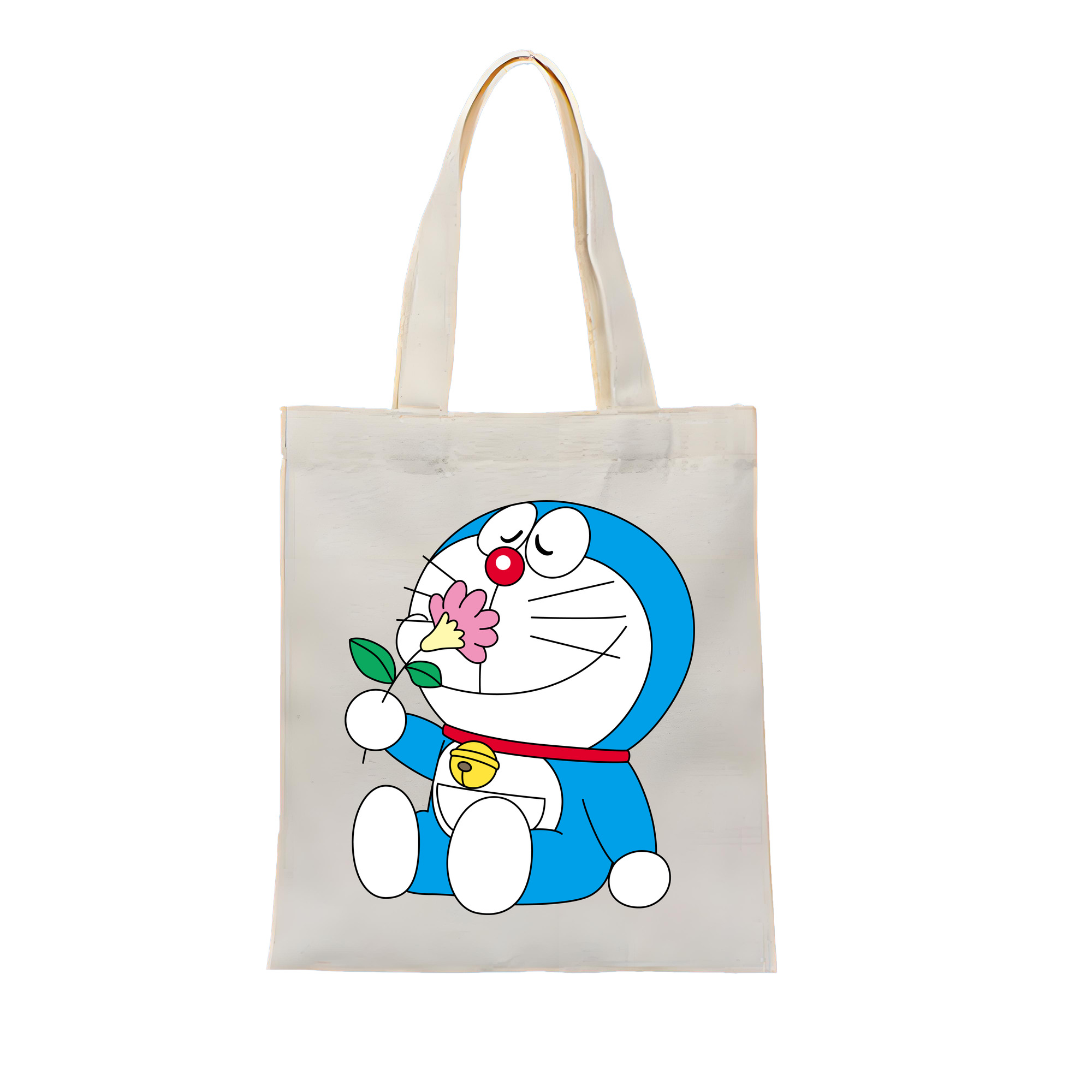 （画像用） ドラえもん Doraemon 縦型キャンバス生地手提げバッグ　トートバッグ