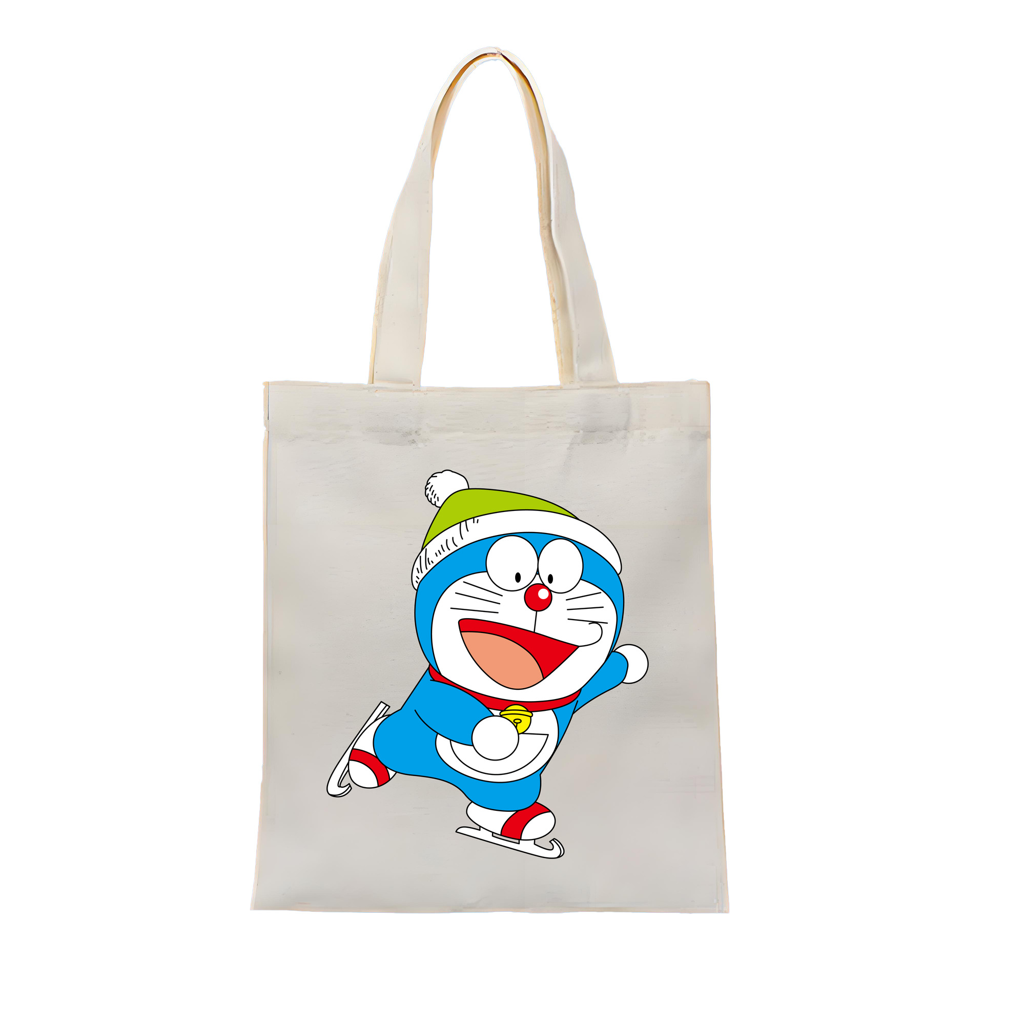 （画像用） ドラえもん Doraemon 縦型キャンバス生地手提げバッグ　トートバッグ