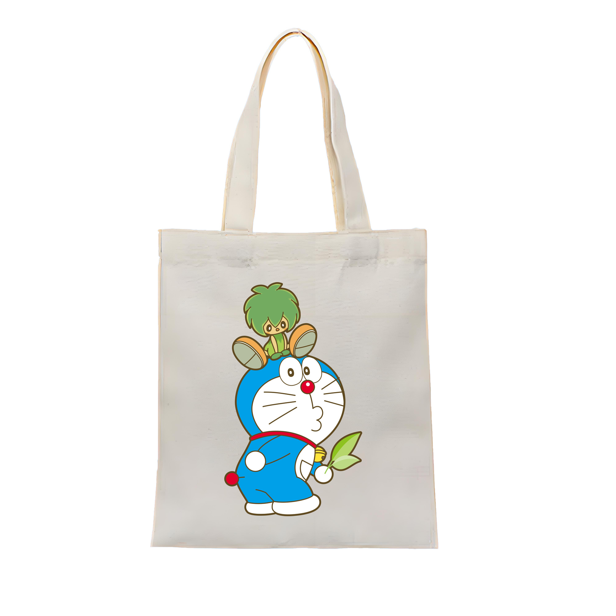（画像用） ドラえもん Doraemon 縦型キャンバス生地手提げバッグ　トートバッグ