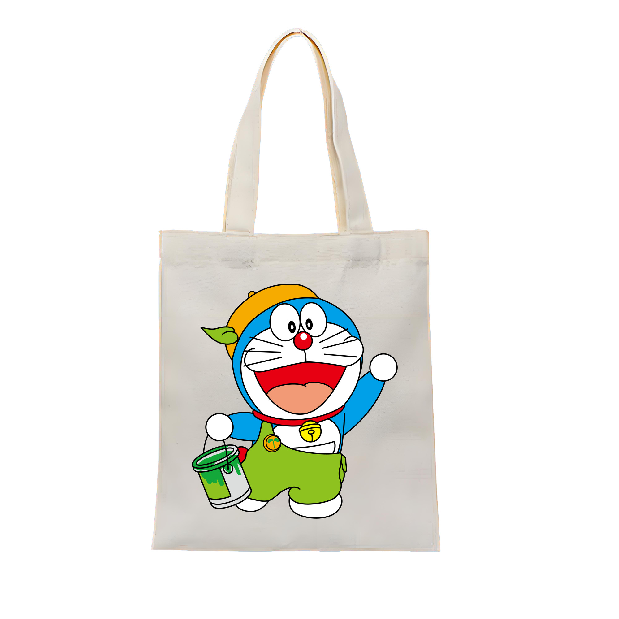 （画像用） ドラえもん Doraemon 縦型キャンバス生地手提げバッグ　トートバッグ