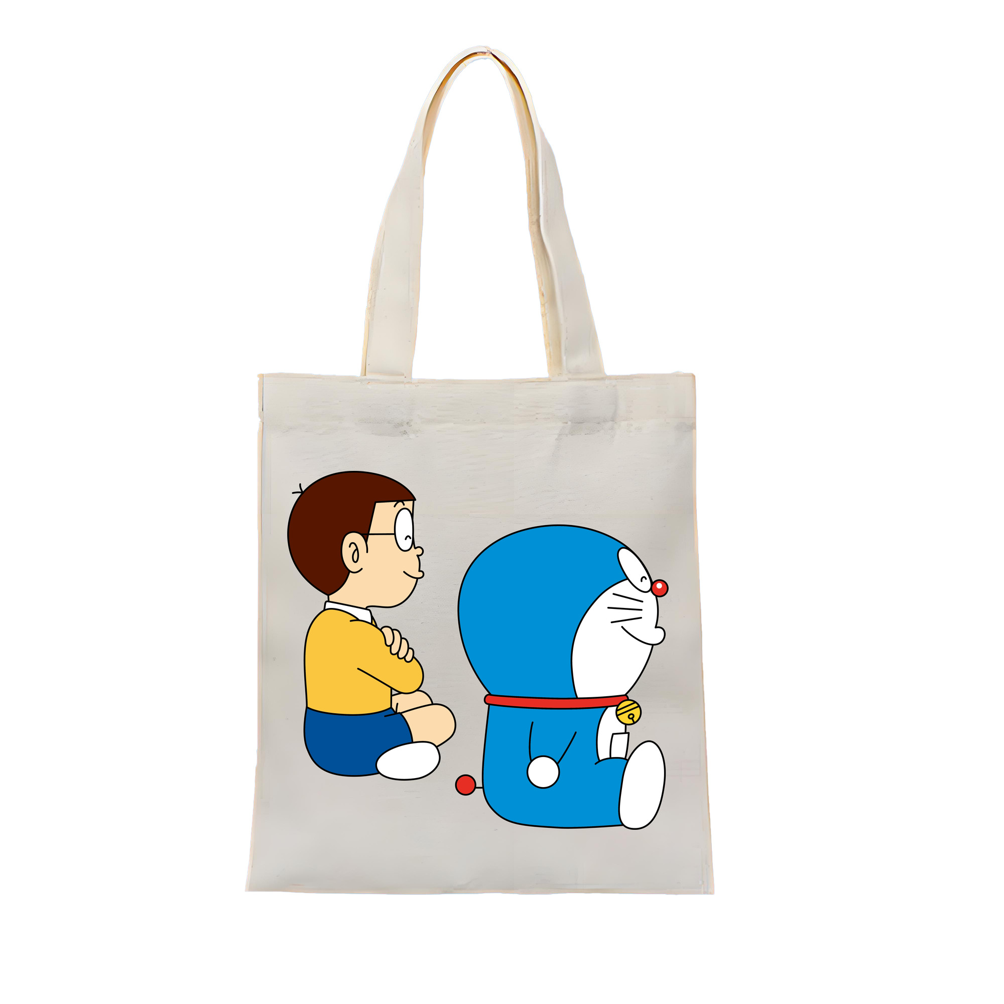 （画像用） ドラえもん 野比 のび太 Doraemon Nobita Nobi 縦型キャンバス生地手提げバッグ　トートバッグ
