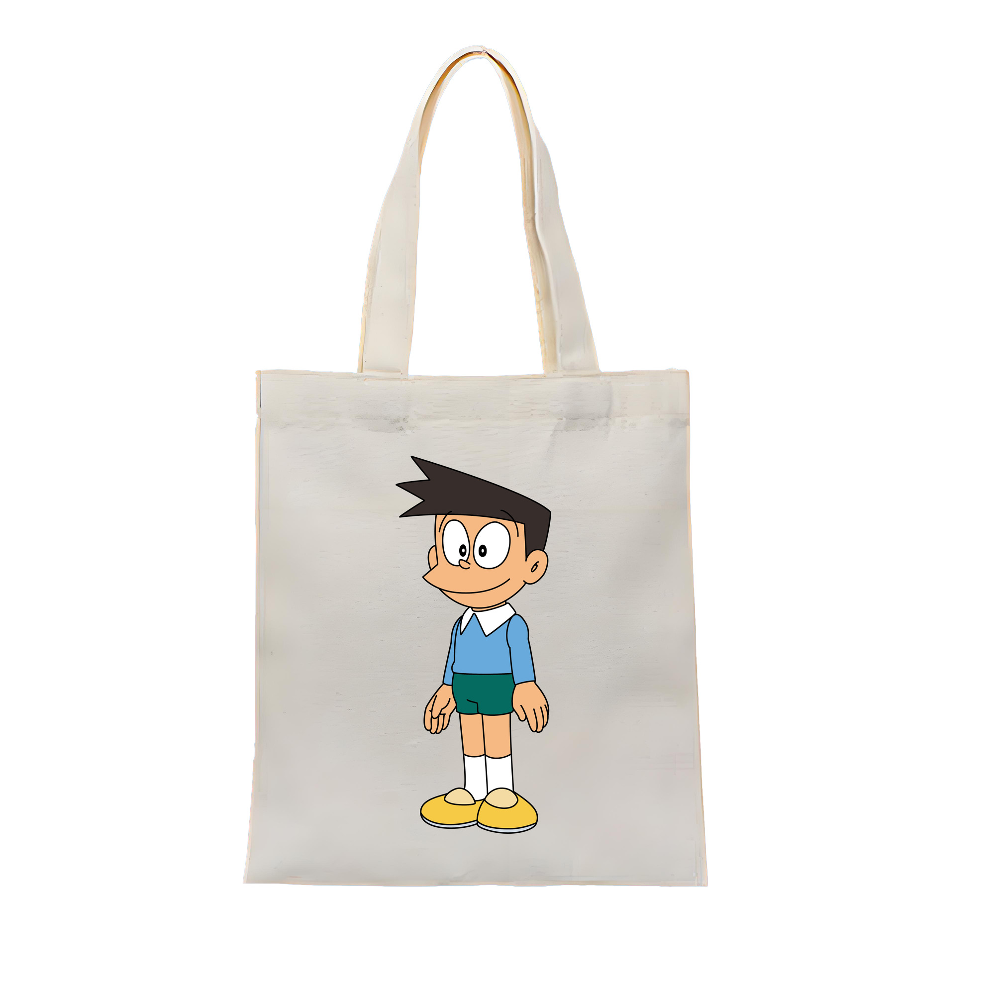 （画像用） ドラえもん 骨川 スネ夫 Doraemon Honekawa Suneo 縦型キャンバス生地手提げバッグ　トートバッグ
