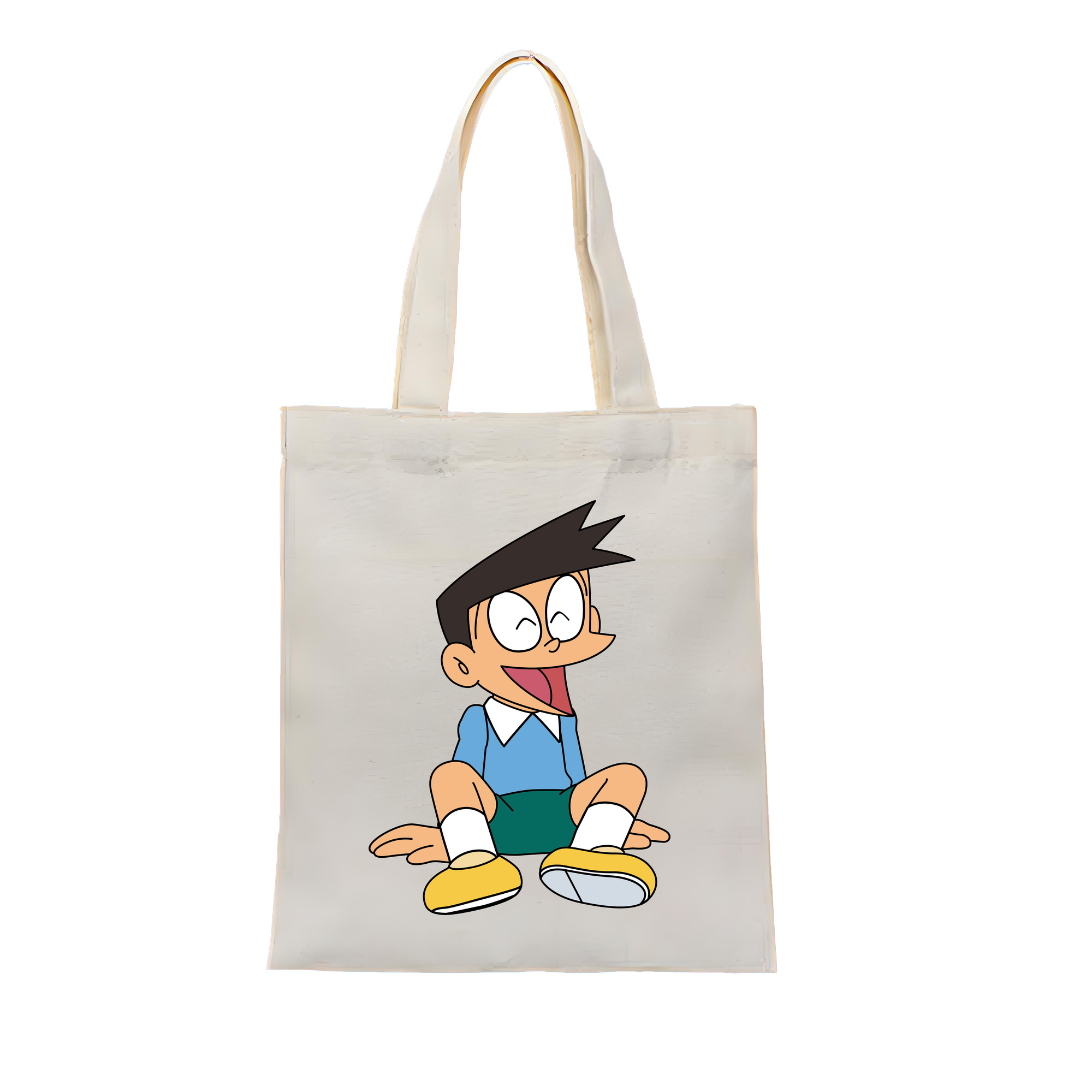 （画像用） ドラえもん 骨川 スネ夫 Doraemon Honekawa Suneo 縦型キャンバス生地手提げバッグ　トートバッグ