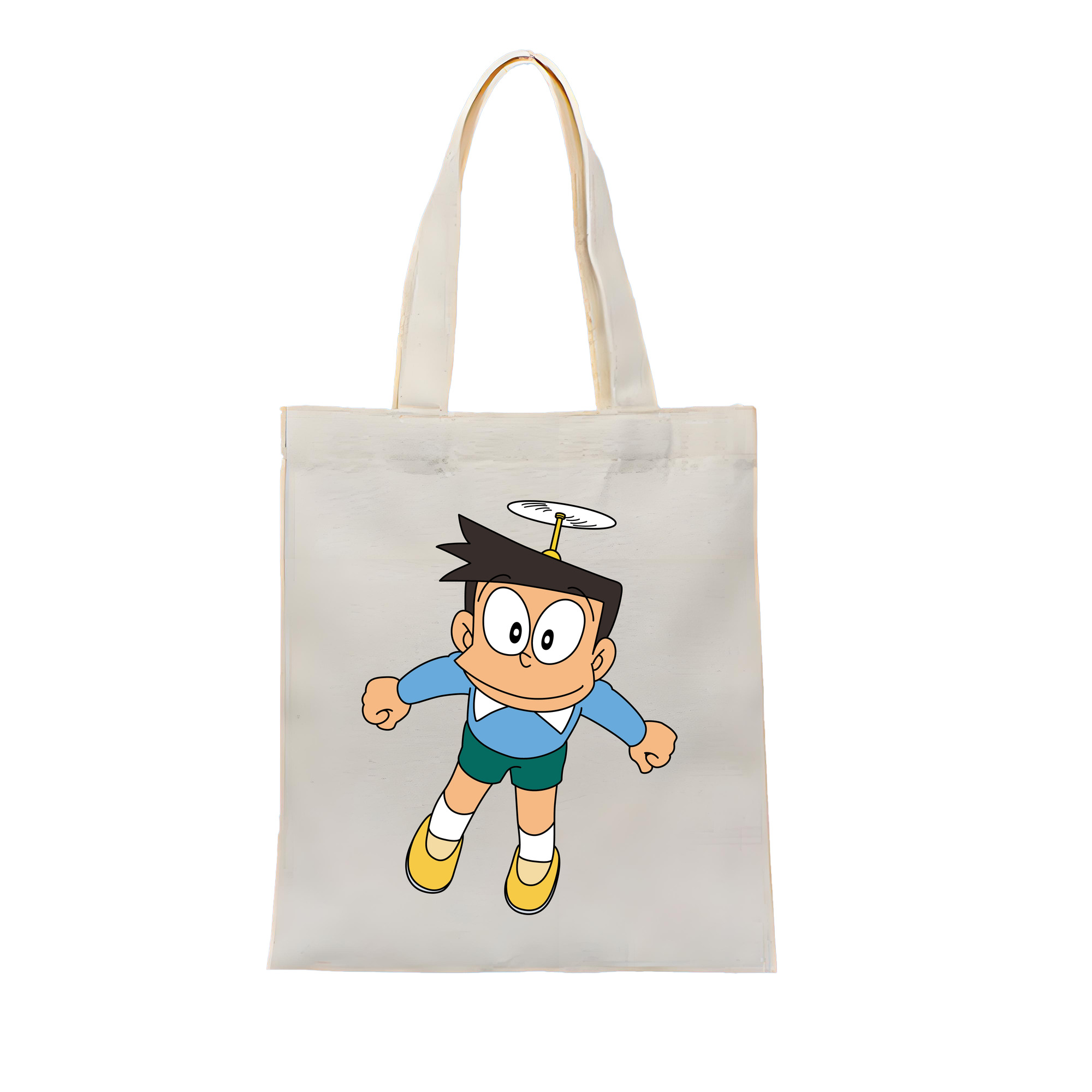 （画像用） ドラえもん 骨川 スネ夫 Doraemon Honekawa Suneo 縦型キャンバス生地手提げバッグ　トートバッグ