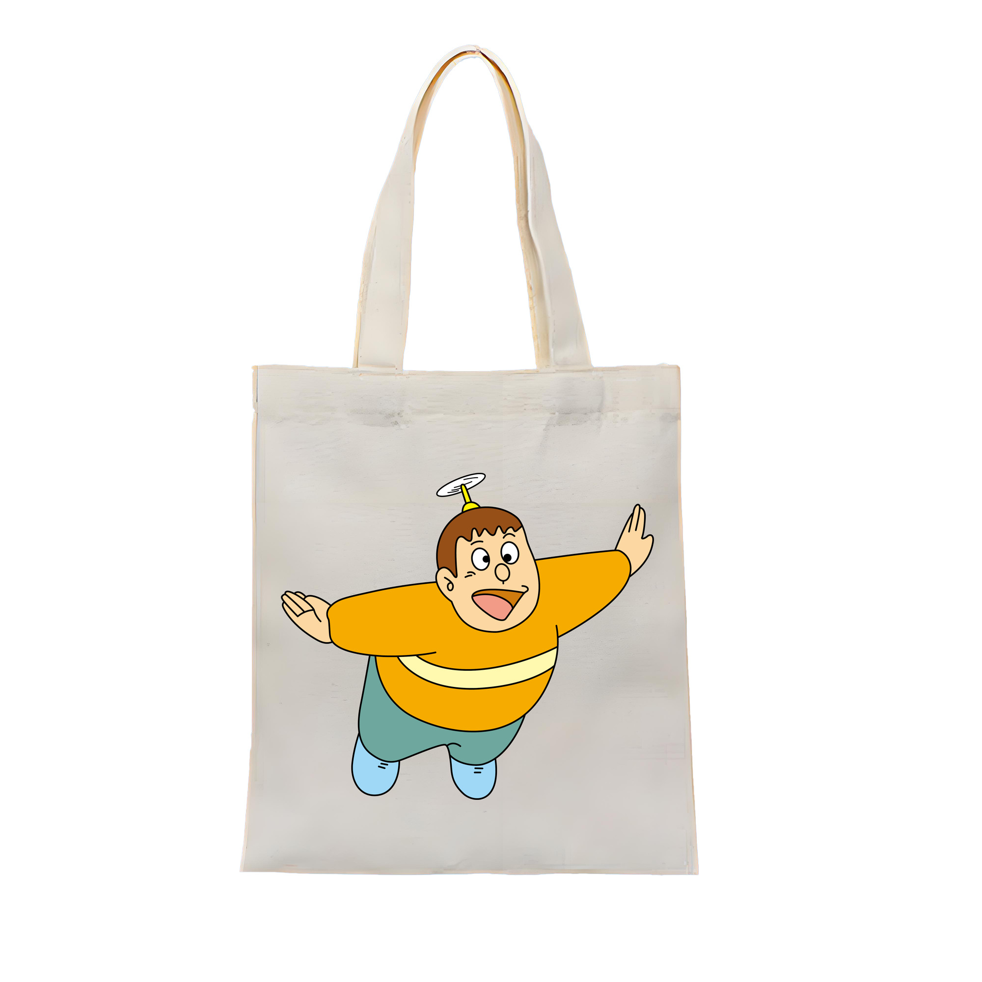 （画像用） ドラえもん 剛田武 Doraemon Gouta Takeshi 縦型キャンバス生地手提げバッグ　トートバッグ