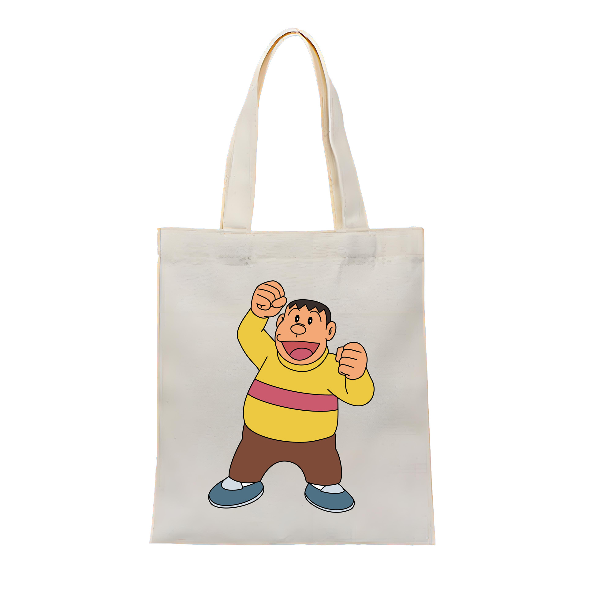 （画像用） ドラえもん 剛田武 Doraemon Gouta Takeshi 縦型キャンバス生地手提げバッグ　トートバッグ