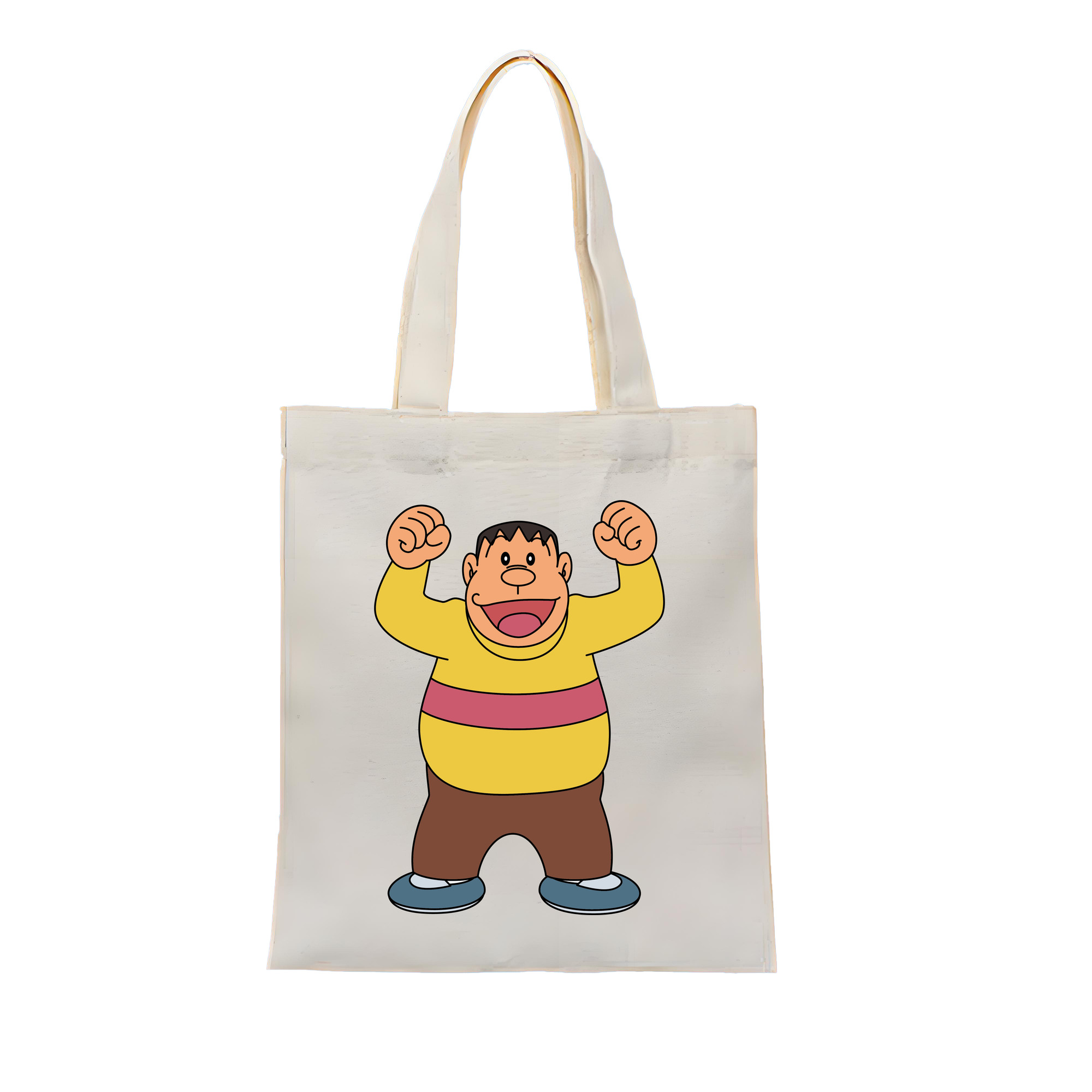 （画像用） ドラえもん 剛田武 Doraemon Gouta Takeshi 縦型キャンバス生地手提げバッグ　トートバッグ
