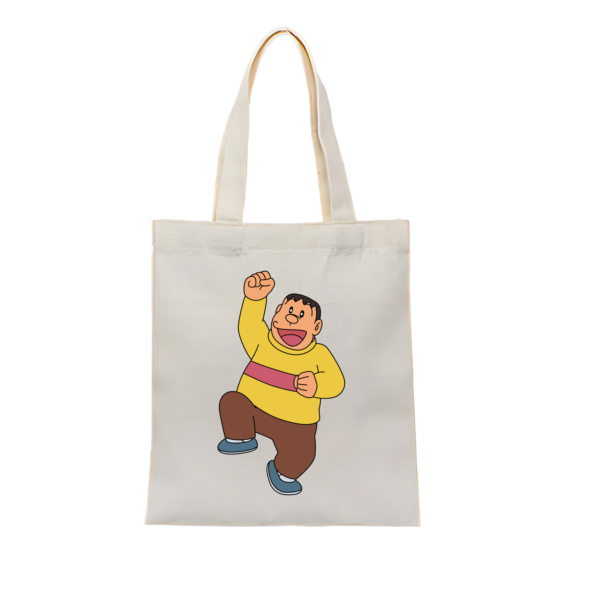 （画像用） ドラえもん 剛田武 Doraemon Gouta Takeshi 縦型キャンバス生地手提げバッグ　トートバッグ