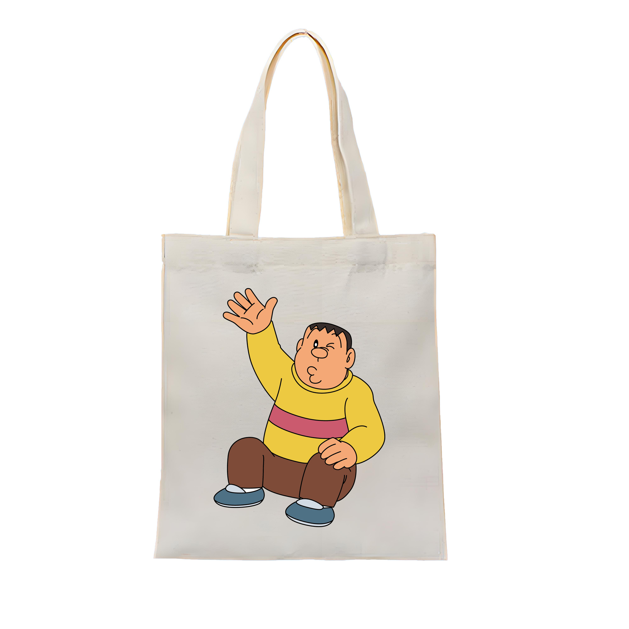 （画像用） ドラえもん 剛田武 Doraemon Gouta Takeshi 縦型キャンバス生地手提げバッグ　トートバッグ