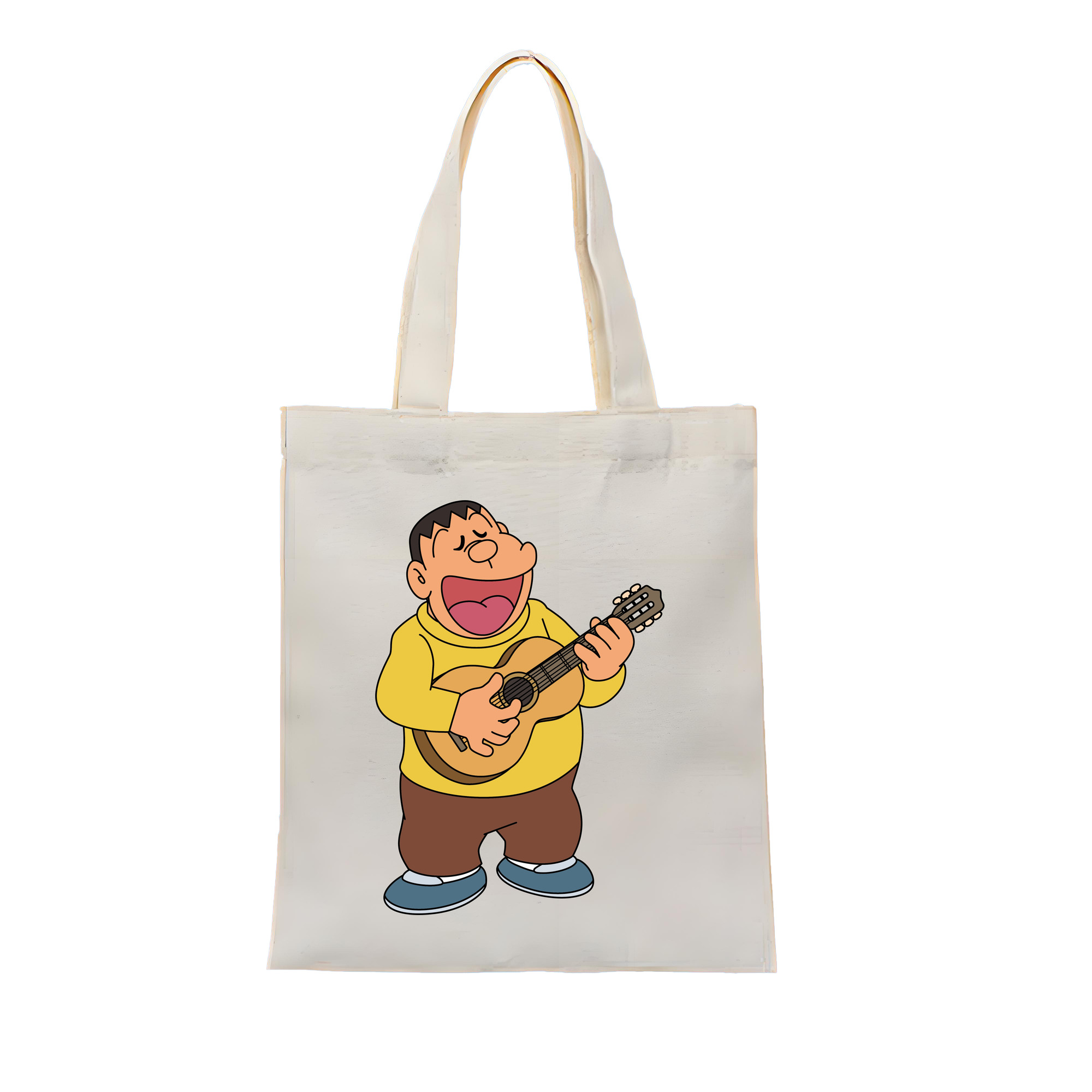 （画像用） ドラえもん 剛田武 Doraemon Gouta Takeshi 縦型キャンバス生地手提げバッグ　トートバッグ