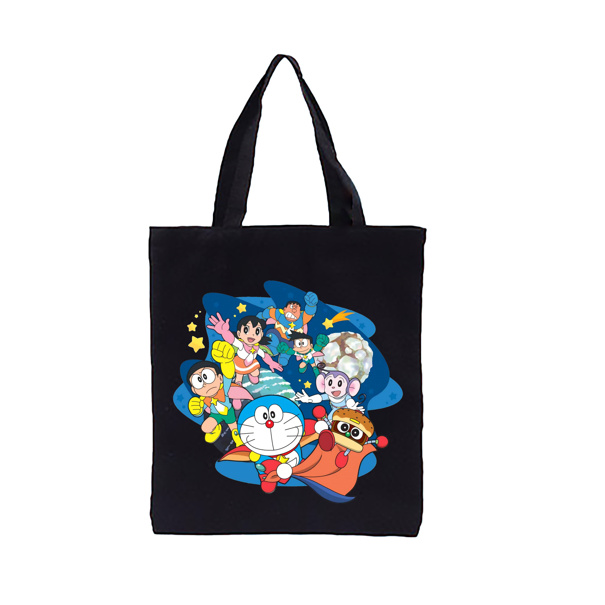 （画像用） ドラえもん Doraemon 縦型キャンバス生地手提げバッグ　トートバッグ