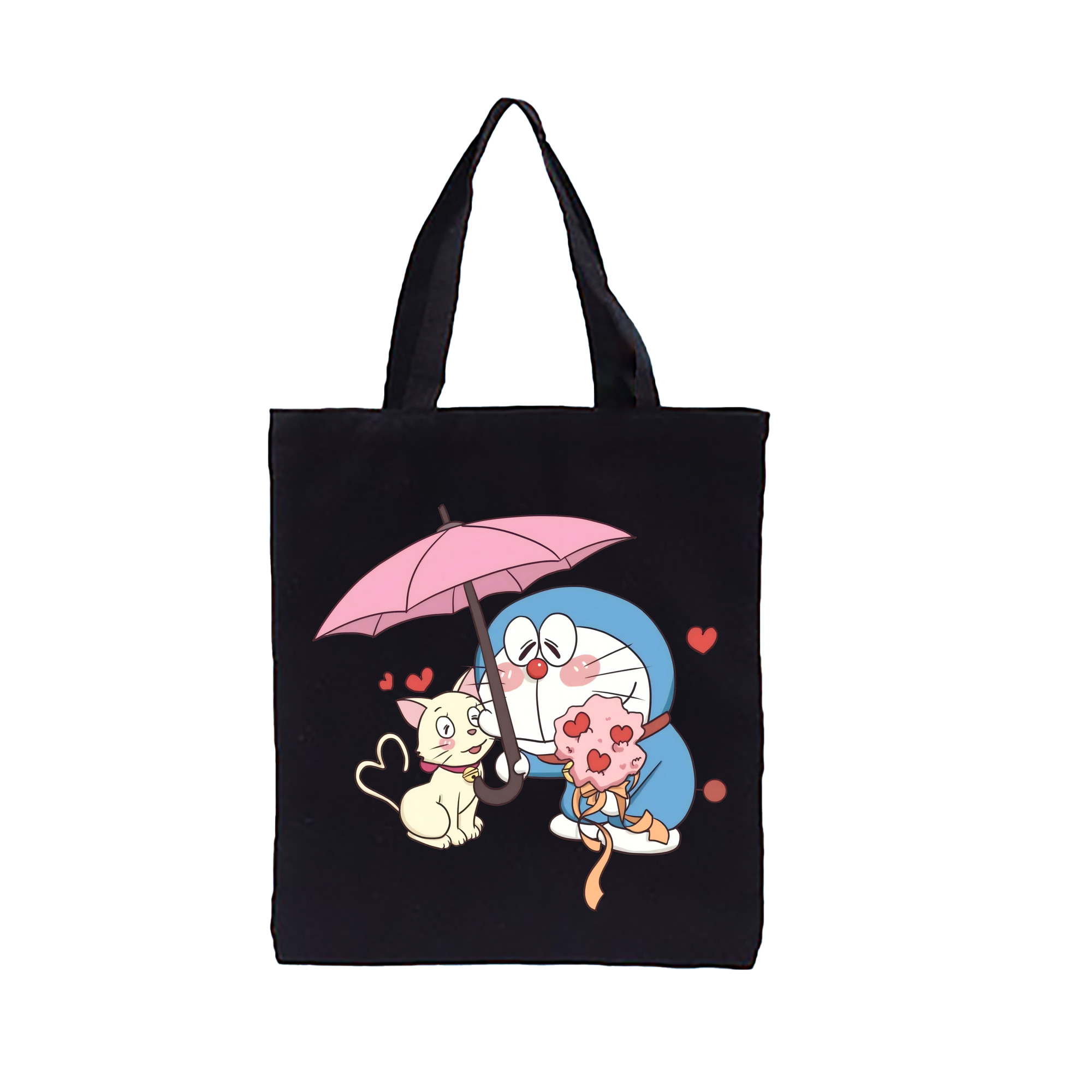 （画像用） ドラえもん Doraemon 縦型キャンバス生地手提げバッグ　トートバッグ
