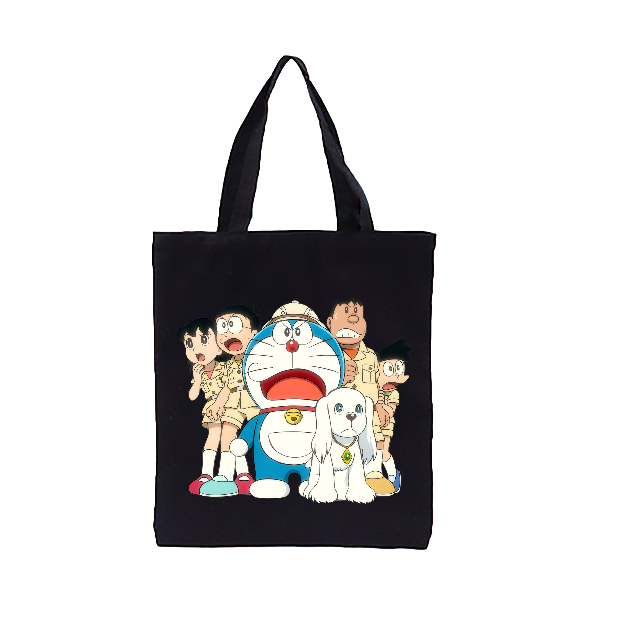 （画像用） ドラえもん Doraemon 縦型キャンバス生地手提げバッグ　トートバッグ