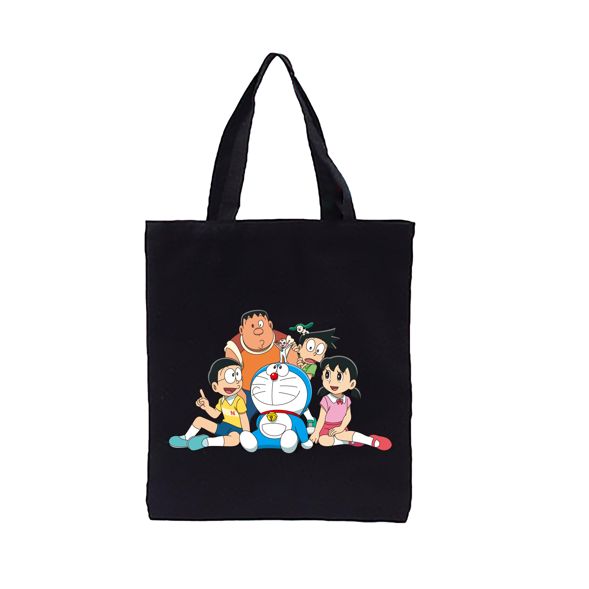 （画像用） ドラえもん Doraemon 縦型キャンバス生地手提げバッグ　トートバッグ