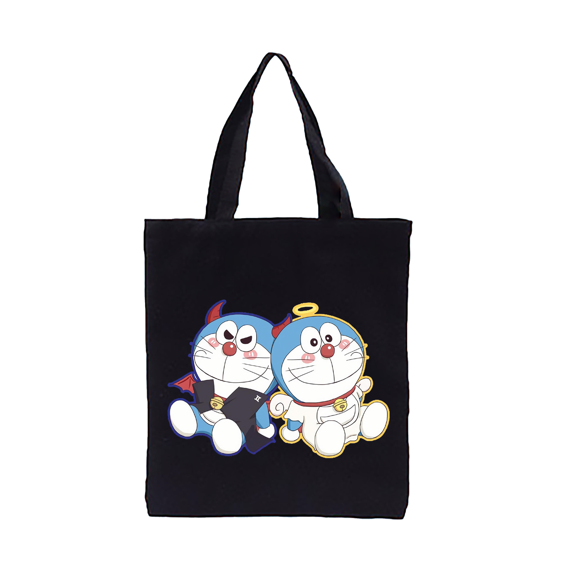 （画像用） ドラえもん Doraemon 縦型キャンバス生地手提げバッグ　トートバッグ