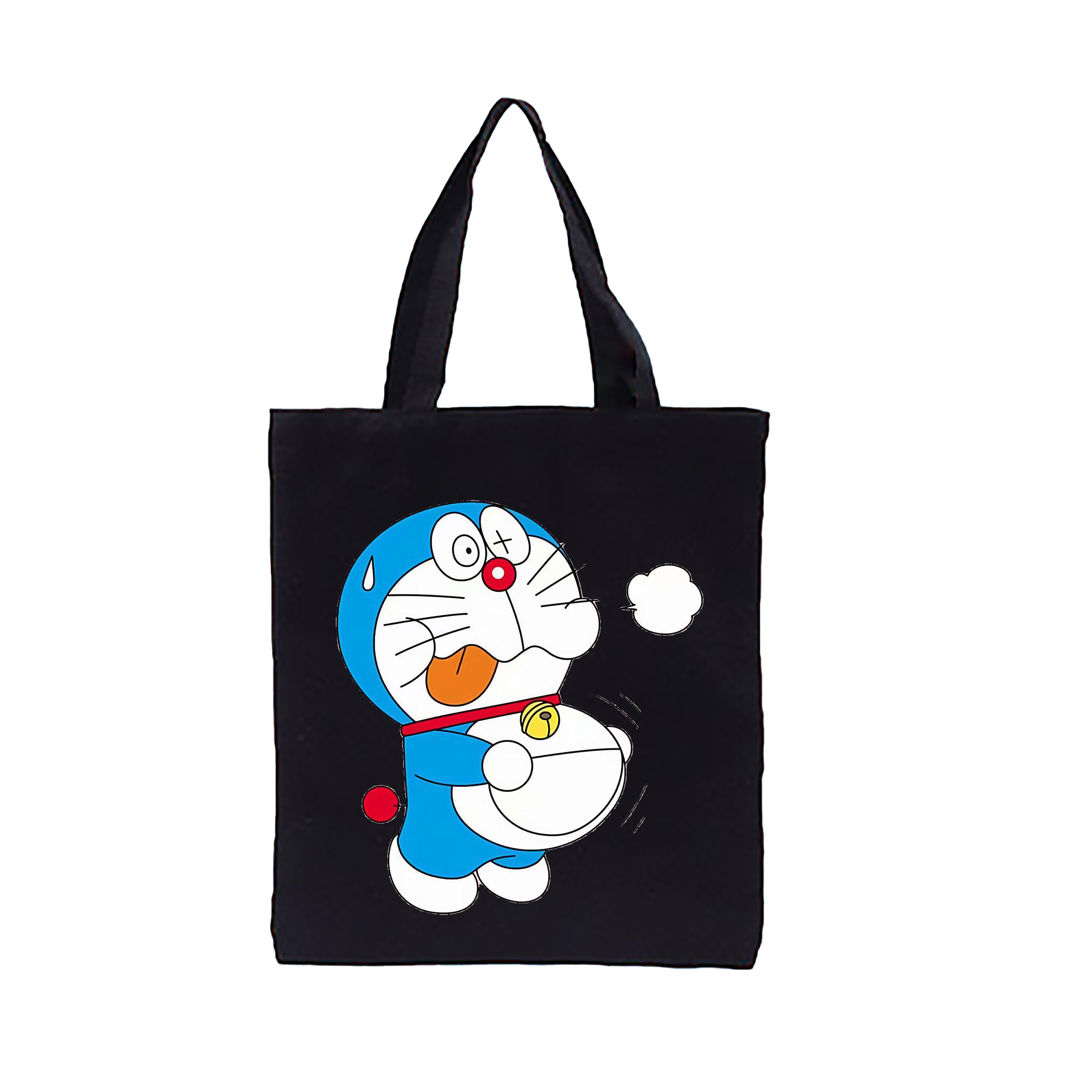 （画像用） ドラえもん Doraemon 縦型キャンバス生地手提げバッグ　トートバッグ